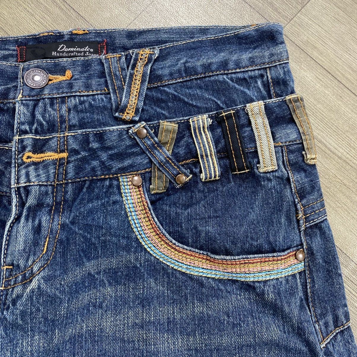 Japanese Brand 2000s Dominante Double Waist Lgb Goa Y2K Ifsixwasnine Jeans Size US 30 / EU 46 - 12 Thumbnail