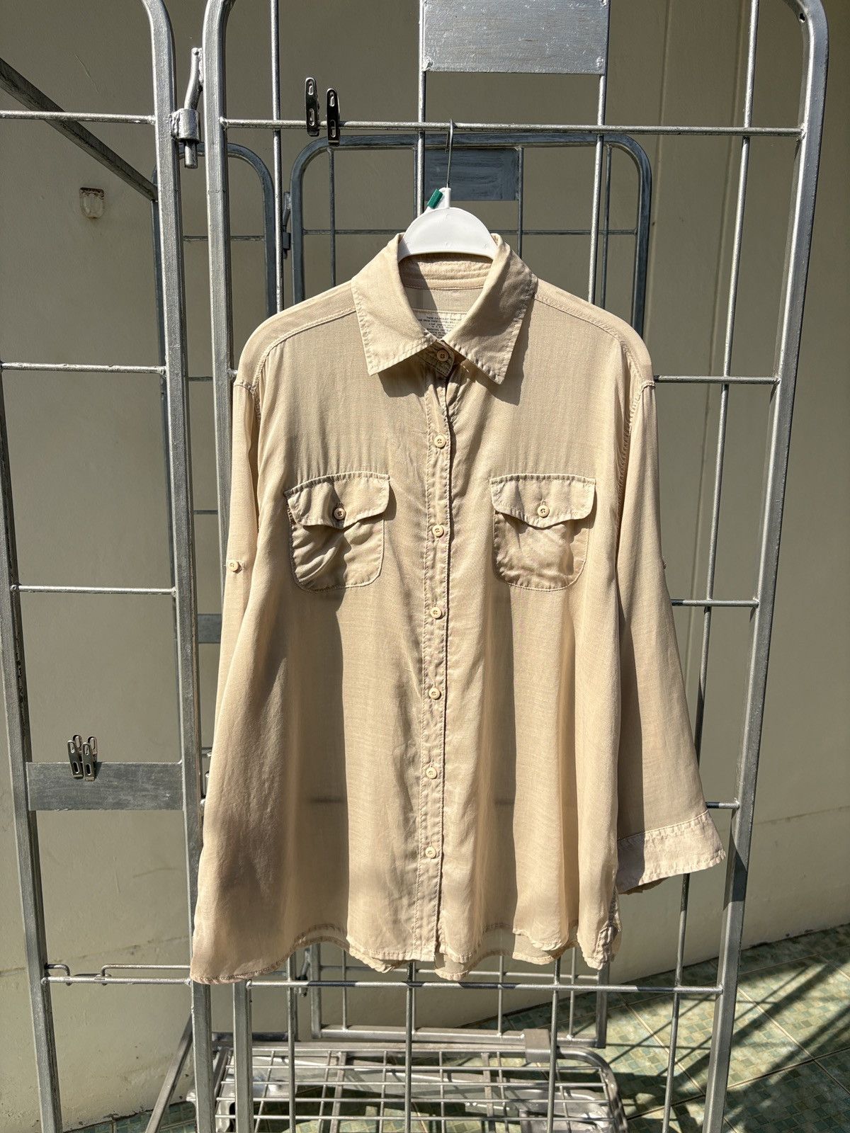 GOA G.O.A beige shirt Size ONE SIZE - 2 Thumbnail