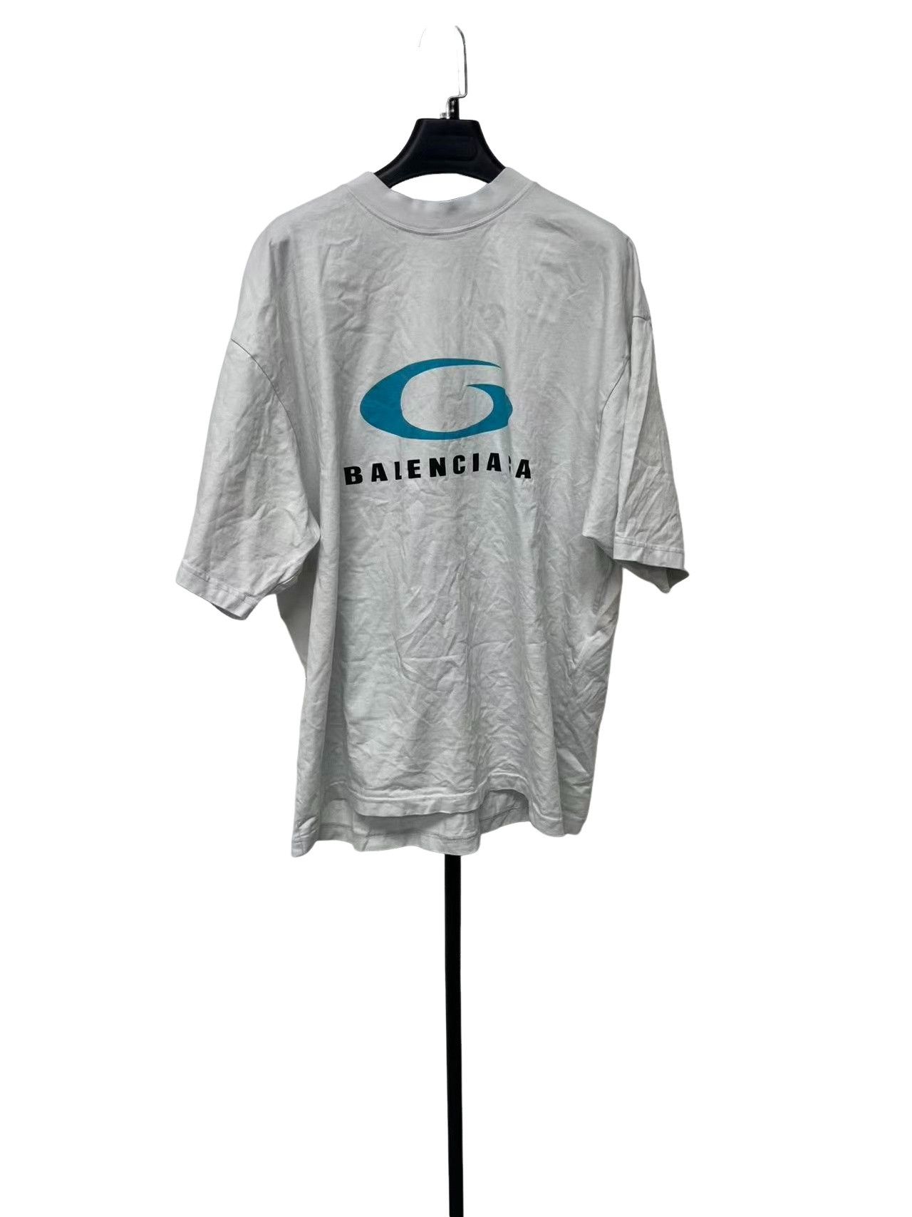 Balenciaga Balenciaga Logo Graphic T-Shirt Size L Size US L / EU 52-54 / 3 - 1 Thumbnail