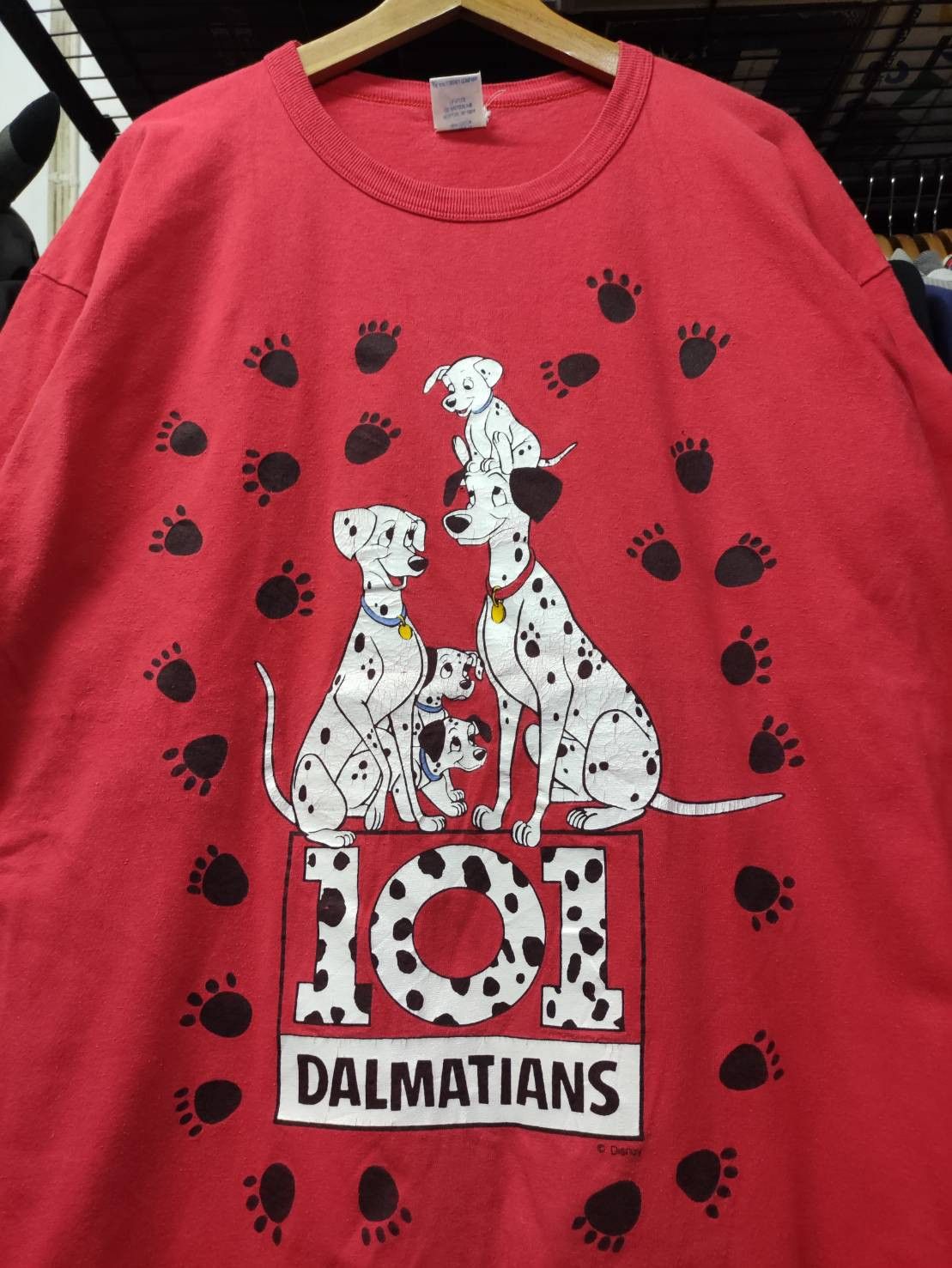 Disney Vtg 90's 101 Dalmatians Movie Promo T-Shirt Size US XL / EU 56 / 4 - 1 Thumbnail