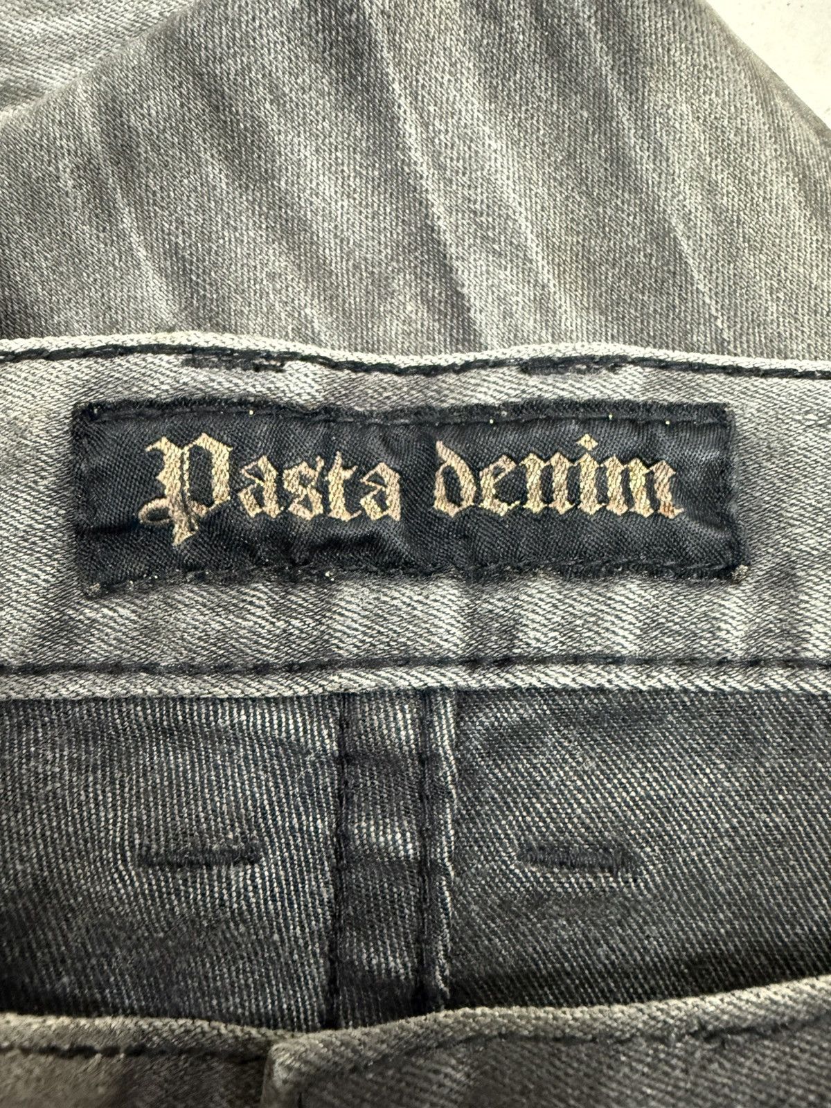 Hysteric Glamour Pasta Denim Studded Shadow Wash Claw Mark Jeans Size US 30 / EU 46 - 23 Thumbnail