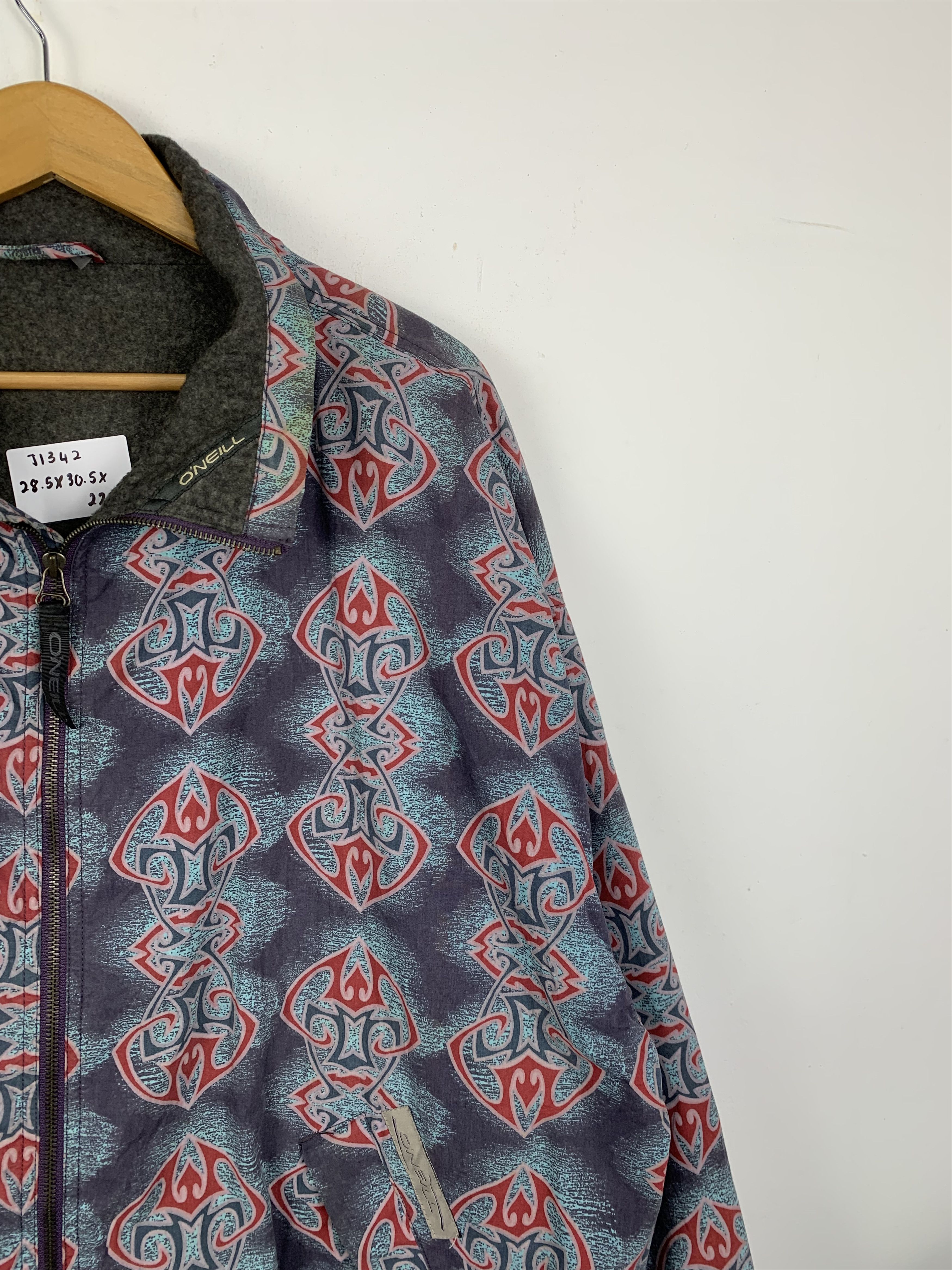 O'Neill Vintage 90s Oneill Surfing Graphic Jacket J1342 Size US L / EU 52-54 / 3 - 7 Thumbnail