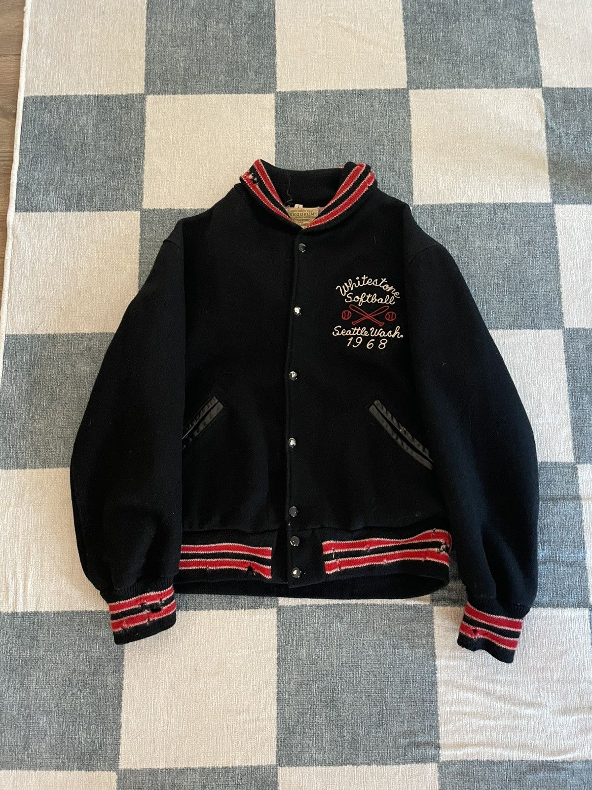 Vintage vtg 60s whitestone softball varsity jacket Size US M / EU 48-50 / 2 - 1 Thumbnail