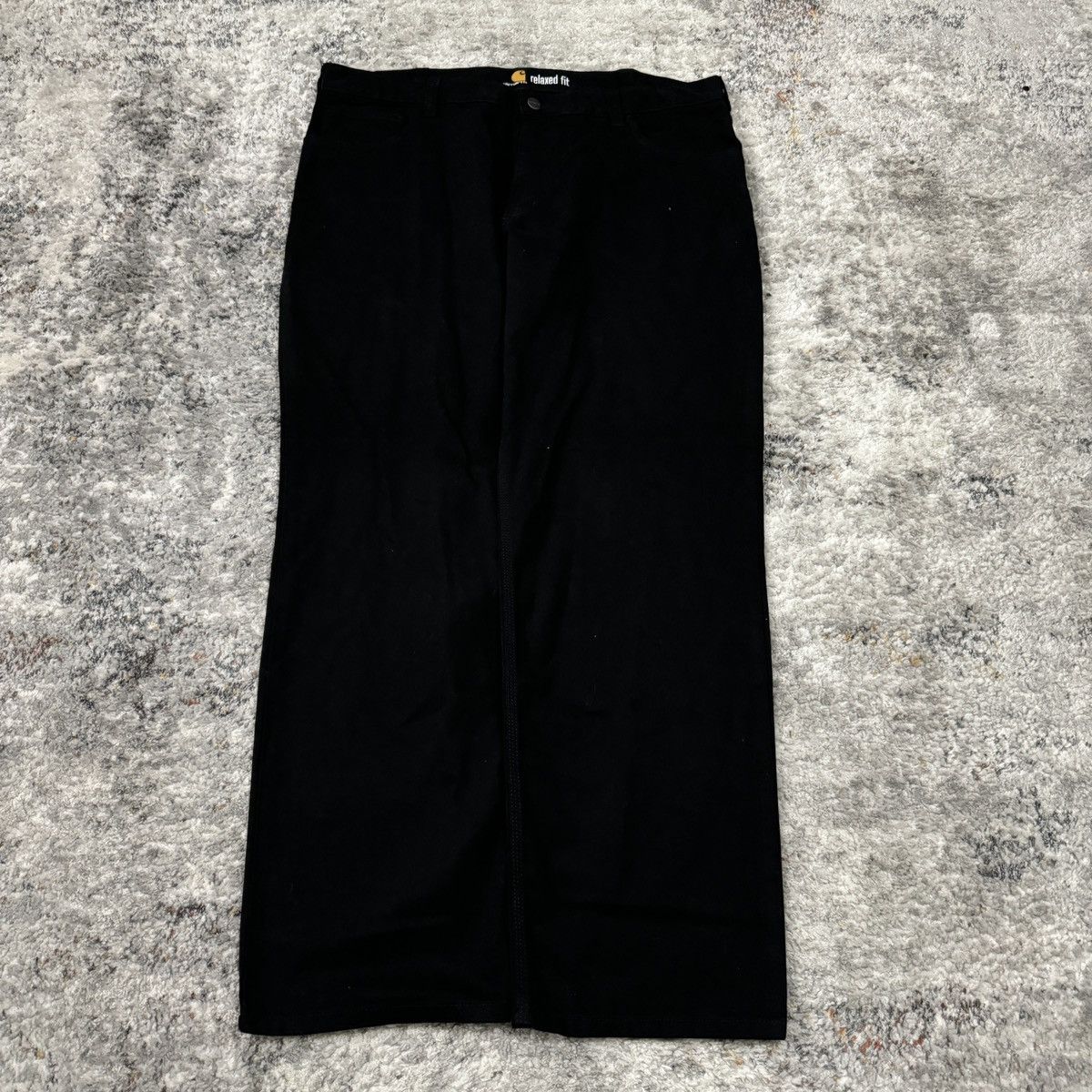 Carhartt × Vintage Essential Vintage y2k Carhartt black carpenter wide leg pan Size US 38 / EU 54 - 2 Thumbnail