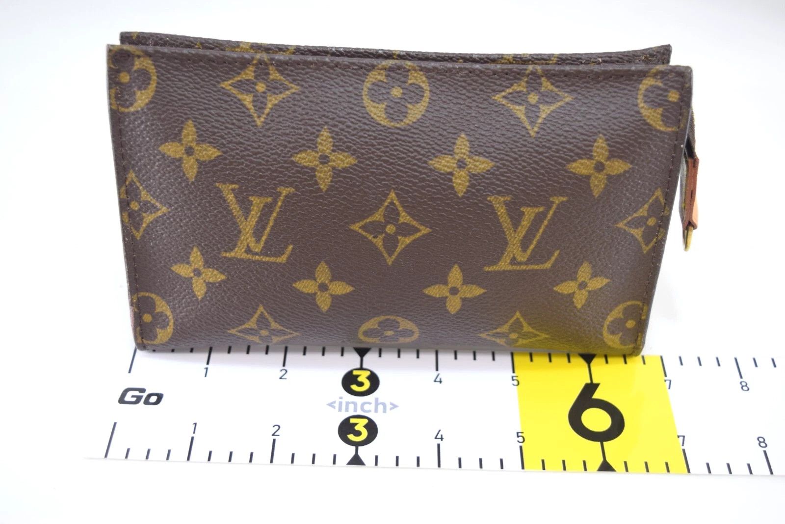 Louis Vuitton Auth Louis Vuitton Bucket Pouch PM Monogram Canvas 51957 Size ONE SIZE - 11 Thumbnail