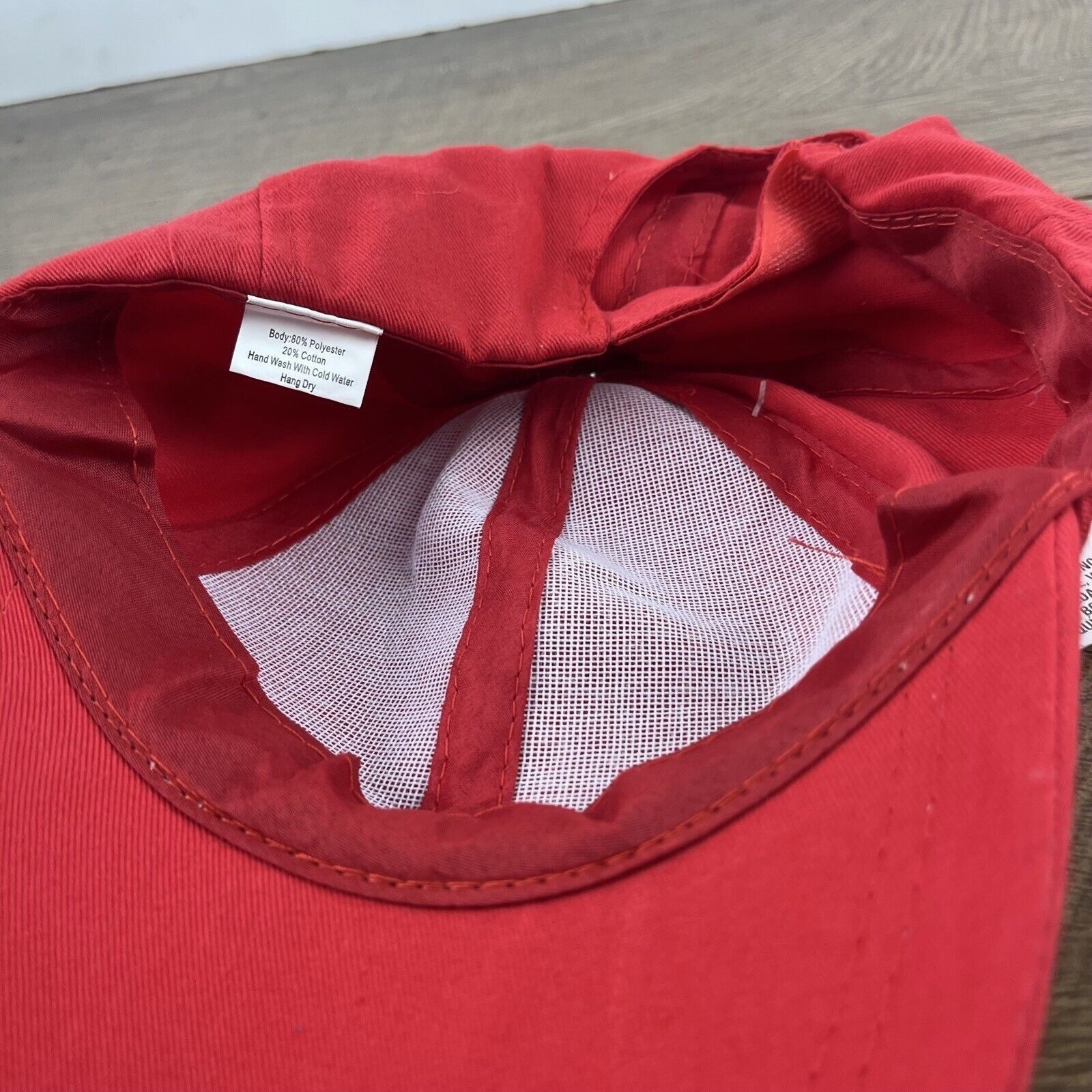 Other Plain Red Hat Baseball Hat Red Adjustable Hat Red Adult Size Size ONE SIZE - 13 Thumbnail