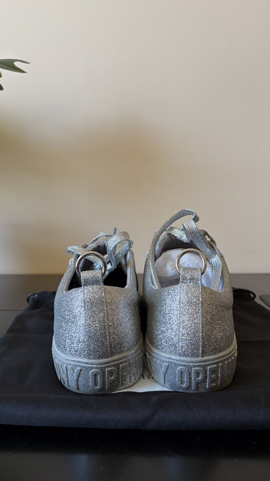 Opening Ceremony Opening Ceremony Silver Glitter Sneakers EU 41 / US 8 Size US 8 / EU 41 - 3 Thumbnail