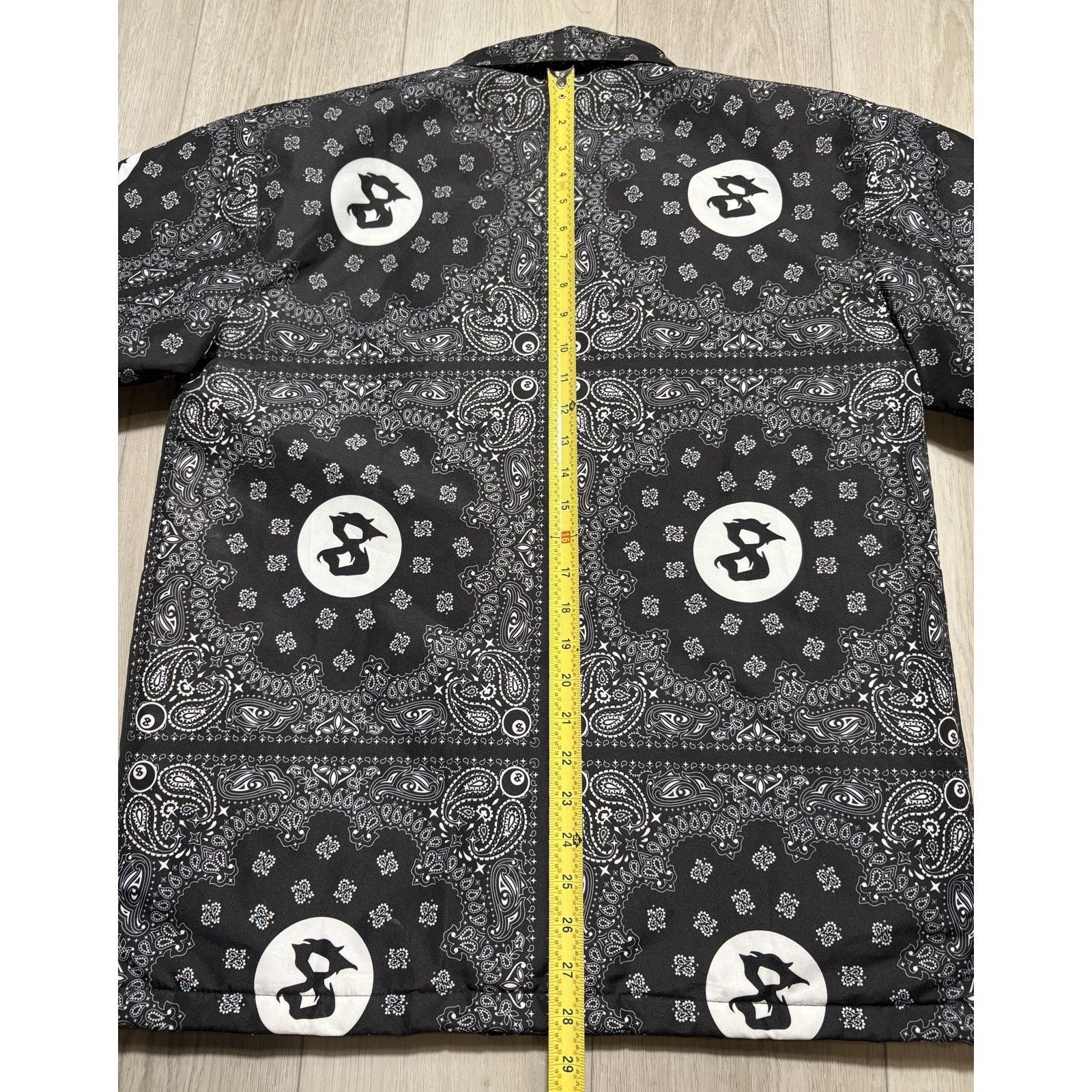 Section 8 Section Eight Y2K Paisley Bandana Streetwear Jacket Large Size US L / EU 52-54 / 3 - 17 Thumbnail