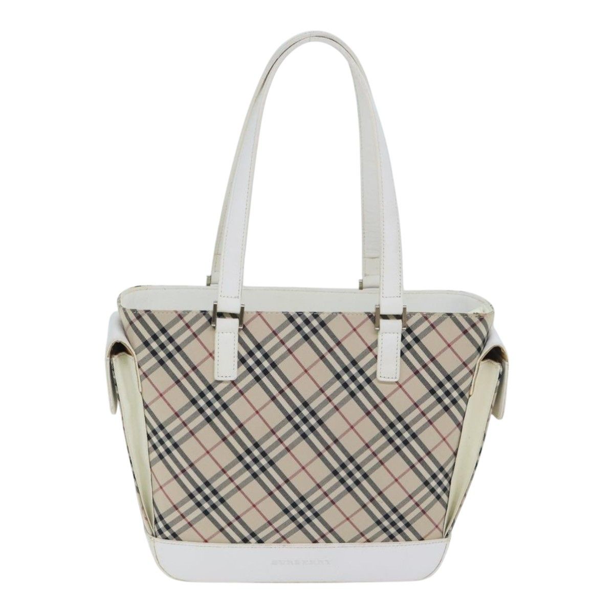 Burberry Nova Check Beige Canvas Tote Bag (Pre-Owned) Size ONE SIZE - 1 Thumbnail