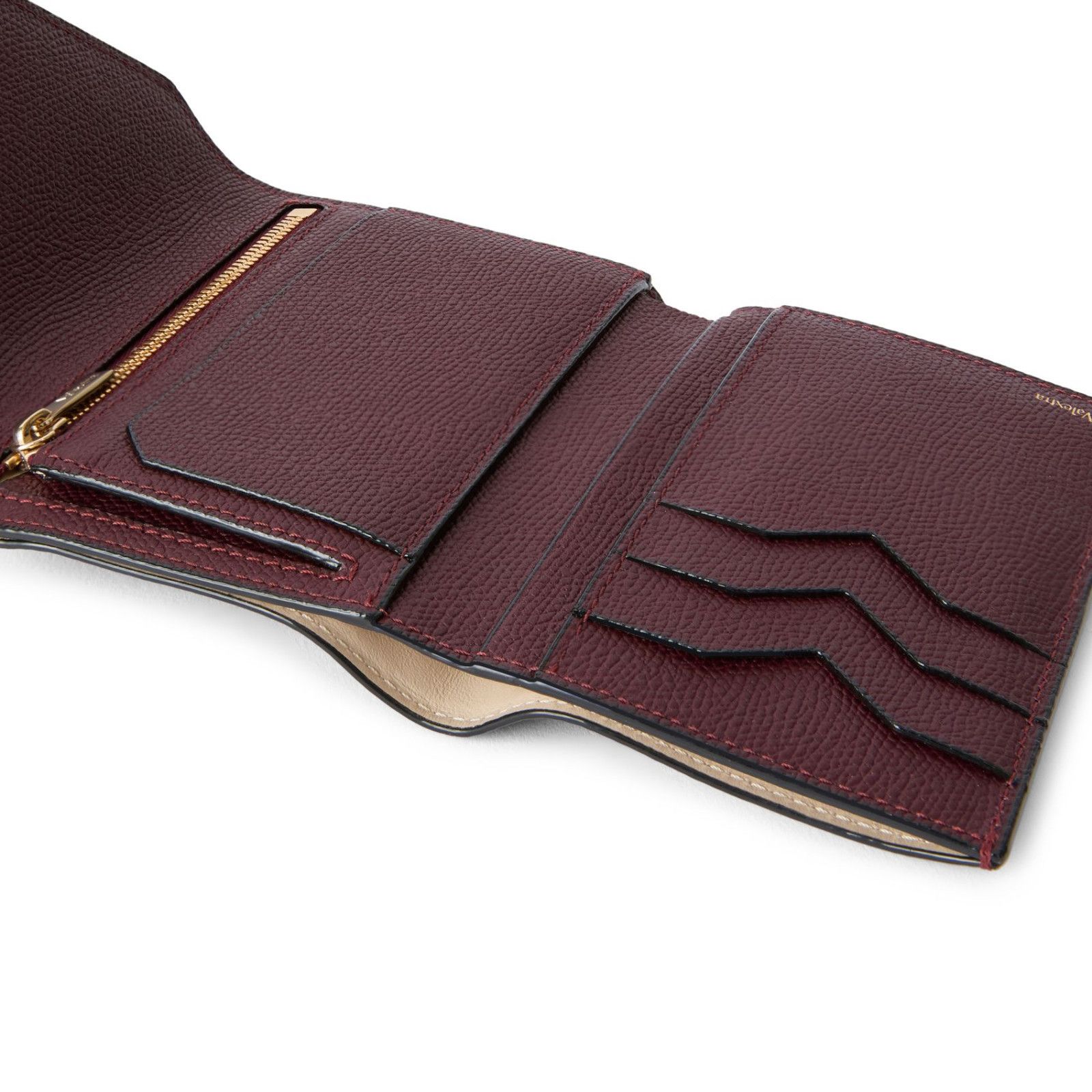 Valextra VALEXTRA Iside 3 CC Amaranto Wallet New & Authentic Size ONE SIZE - 3 Thumbnail