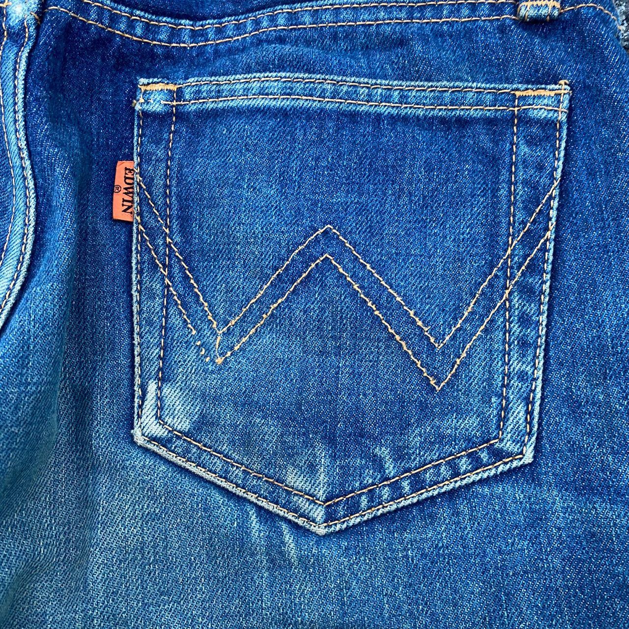 Japanese Brand Vintage 80s Edwin Western Denim Jeans Size US 30 / EU 46 - 13 Thumbnail