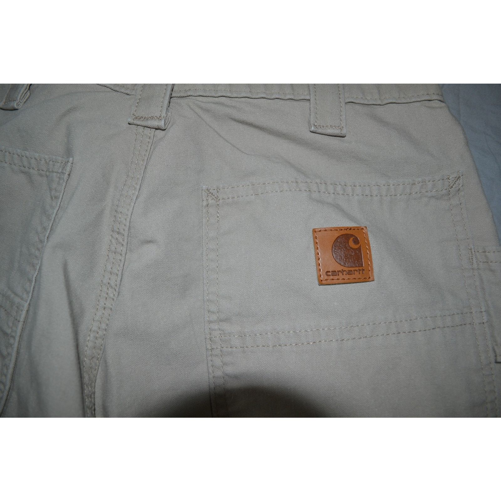 Carhartt Carhartt Men's Khaki Cotton Work Pants Size 33 Size US 33 - 5 Thumbnail