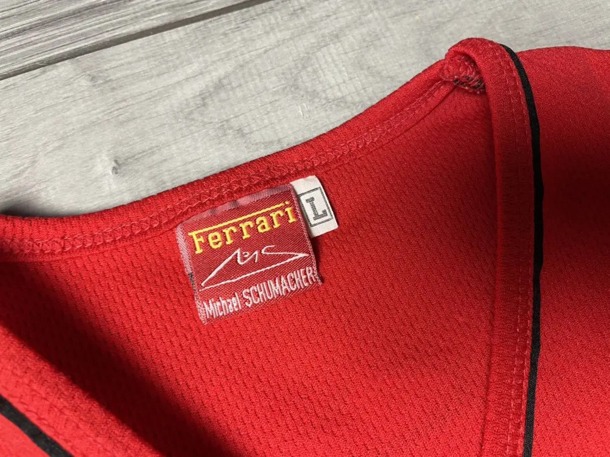 Ferrari Michael Schumacher jersey vintage band tee size Large Size US L / EU 52-54 / 3 - 4 Thumbnail