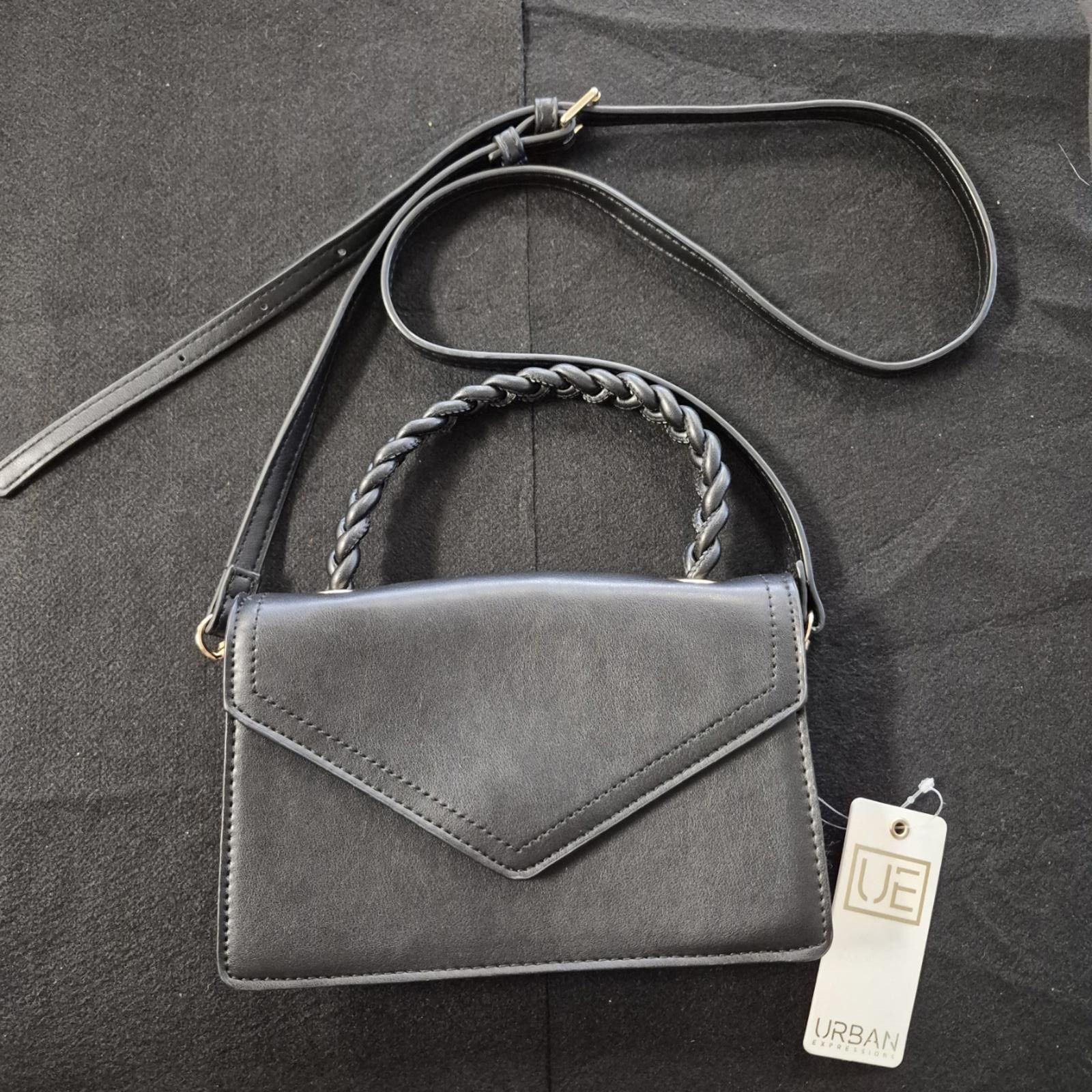Other Urban Expressions Black Monique Braided Handle Crossbody Bag Size ONE SIZE - 4 Thumbnail