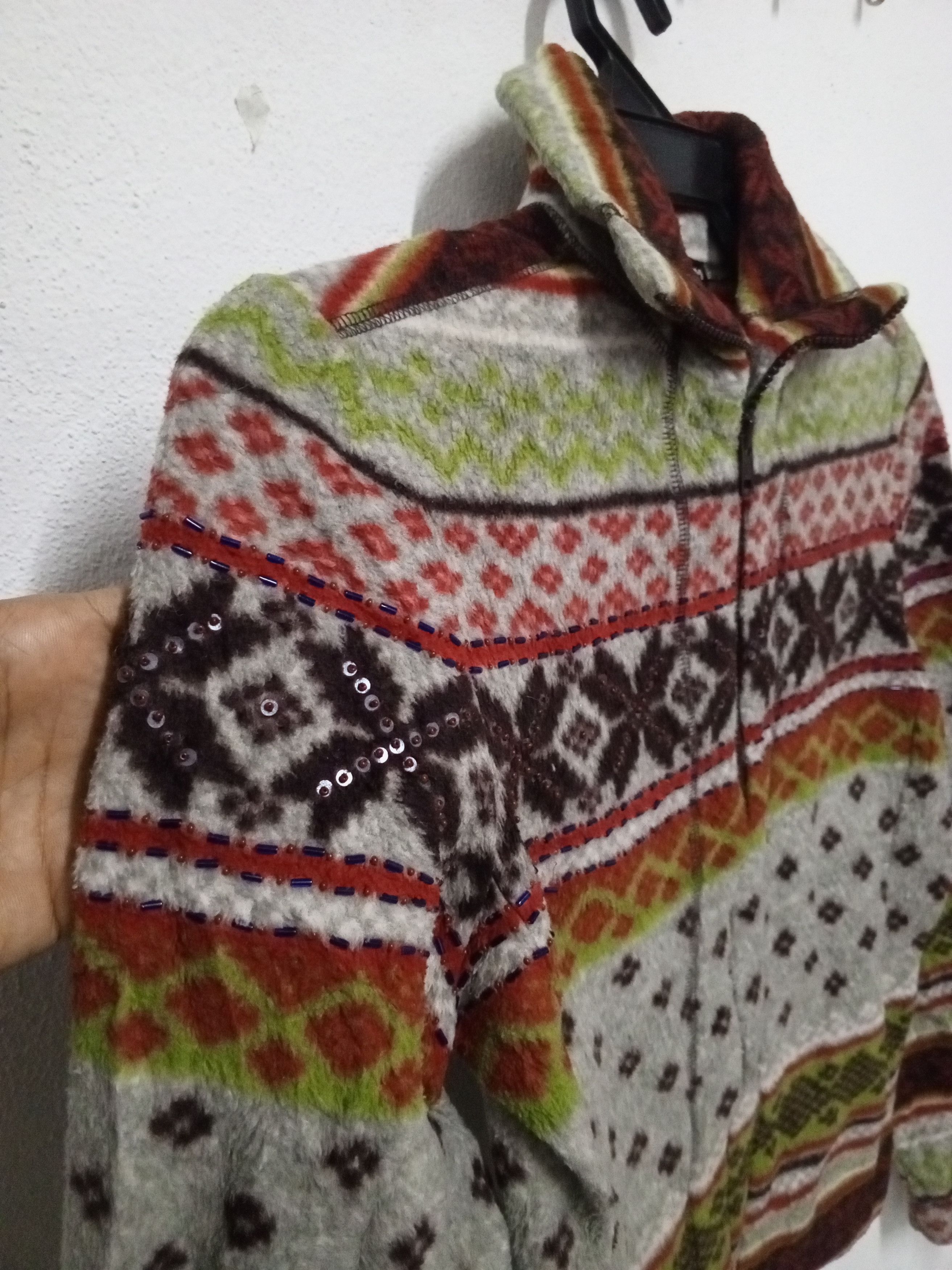 Vivienne Tam 🔥RARE ITEM🔥VIVIENNE TAM FLEECE JACKET MULTICOLOR Size S / US 4 / IT 40 - 4 Thumbnail