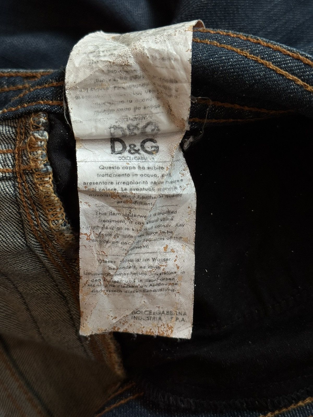 Dolce & Gabbana Dolce & Gabbana D&G 2000s vintage zip opening jeans denim Size 27" / US 4 / IT 40 - 8 Thumbnail
