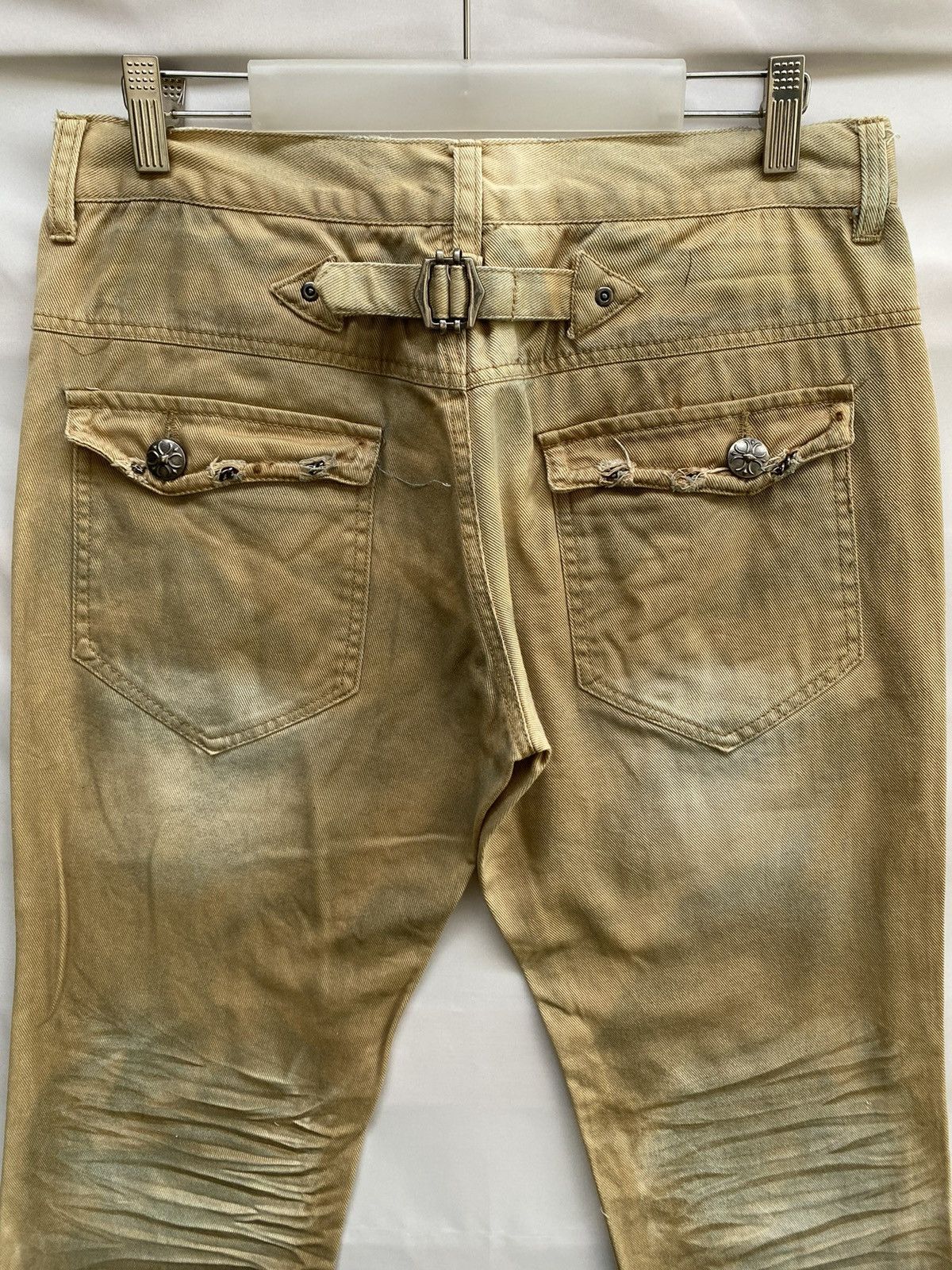 In The Attic Vintage Y2K InTheAttic Punk Seditionaries Buckle-back Jeans Size US 31 - 12 Thumbnail