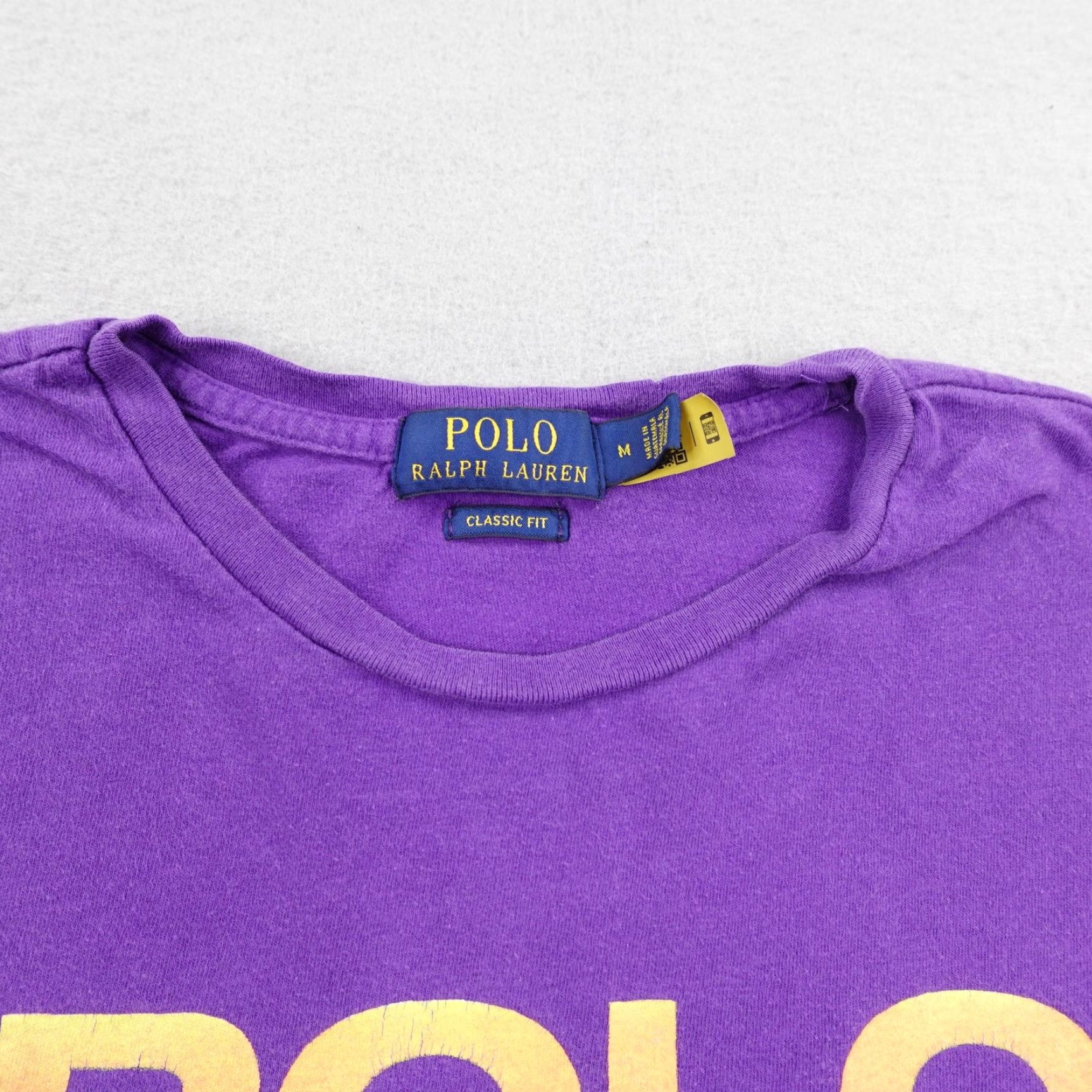 Polo Ralph Lauren Polo Ralph Lauren Shirt Mens Medium Purple Classic Fit Graphic POLO Logo Tee Size US M / EU 48-50 / 2 - 3 Thumbnail