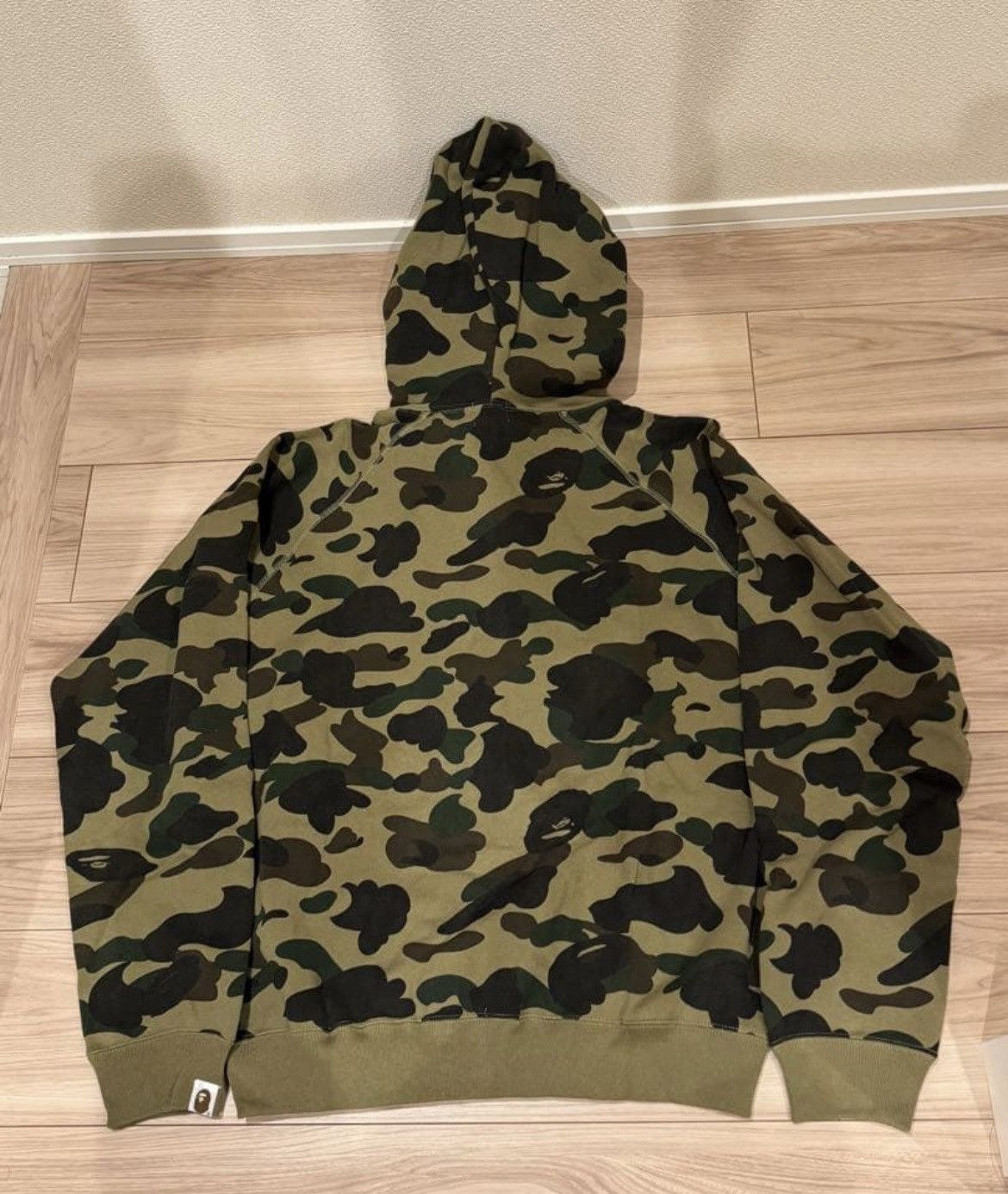 Bape RARE OG 2006 A BATHING APE GREEN 1ST CAMO FULLZIP HOODIE Size US S / EU 44-46 / 1 - 4 Thumbnail