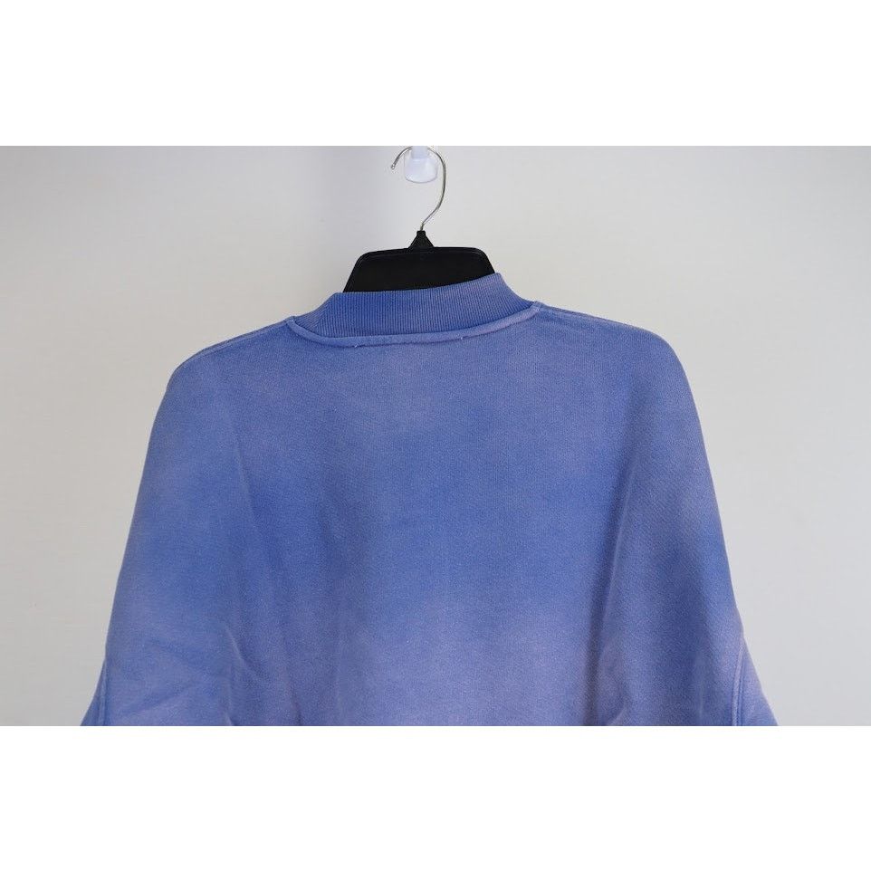 Off-White o1rshd1 Wave Off Boxy Crewneck in Purple/White Size US S / EU 44-46 / 1 - 10 Thumbnail