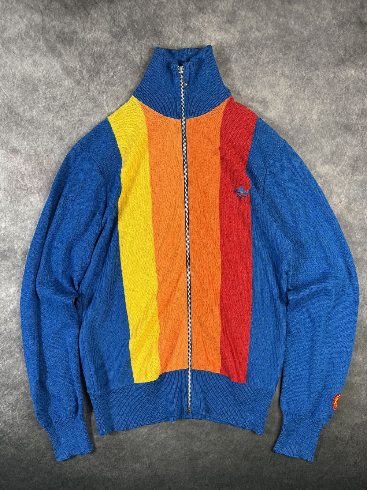 Adidas × Vintage 2005 Adidas Carlo Gruber Track Jacket 2000s VIntage Knit Top Size US L / EU 52-54 / 3 - 1 Thumbnail