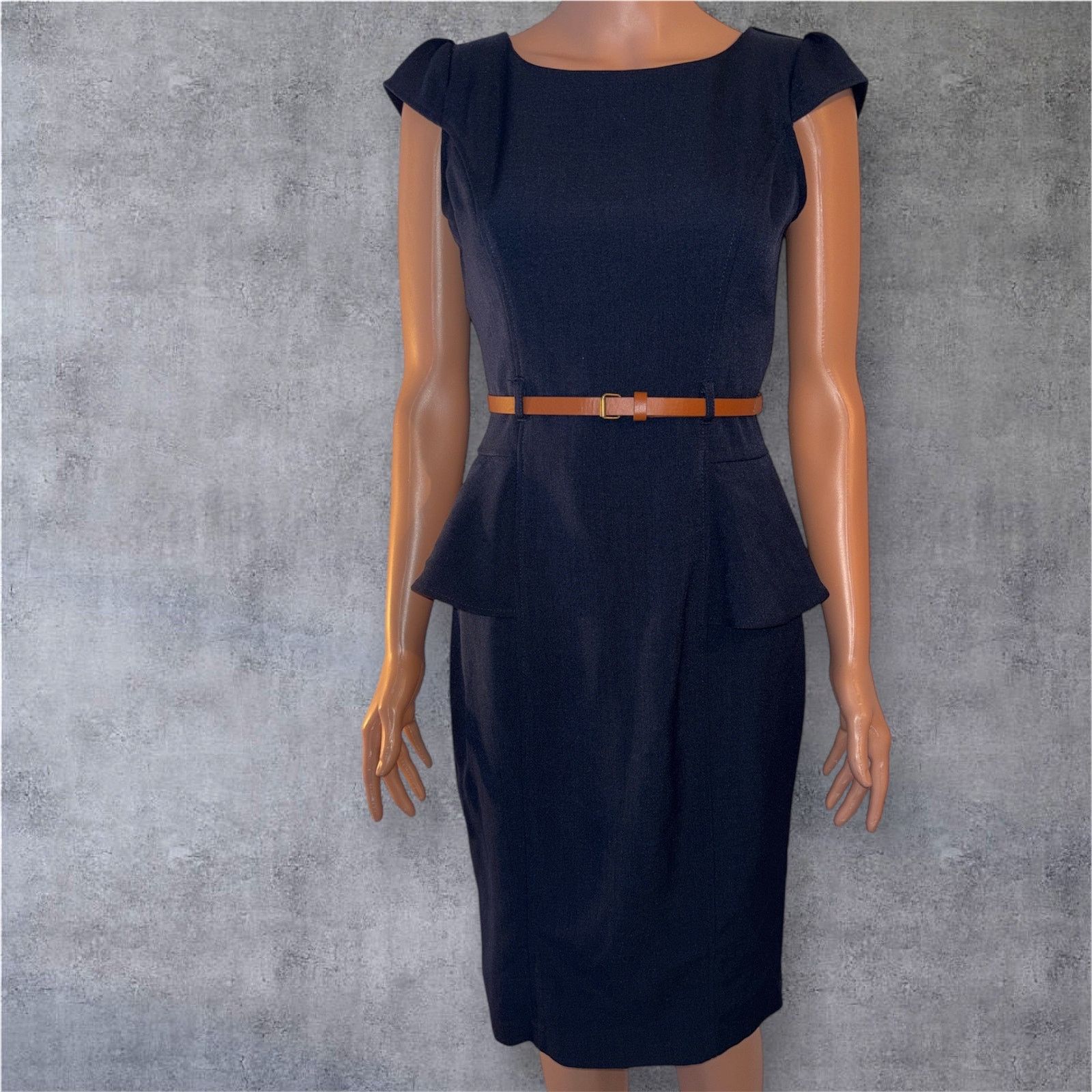 XOXO XOXO Navy Blue Sheath Dress Size Small Size S / US 4 / IT 40 - 1 Thumbnail