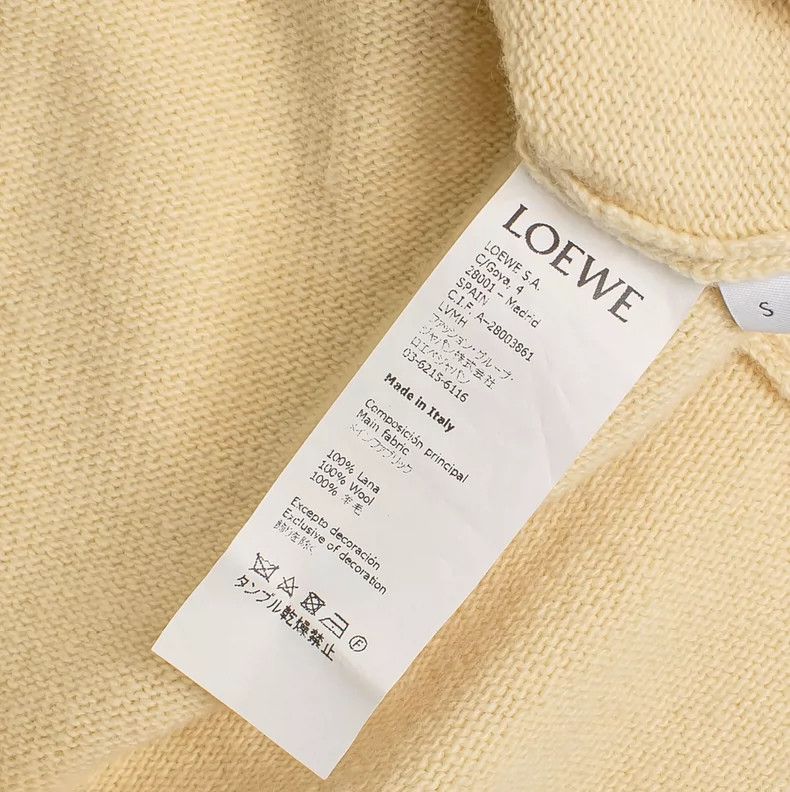 Loewe LOEWE Light yellow sweater Size S / US 4 / IT 40 - 7 Thumbnail