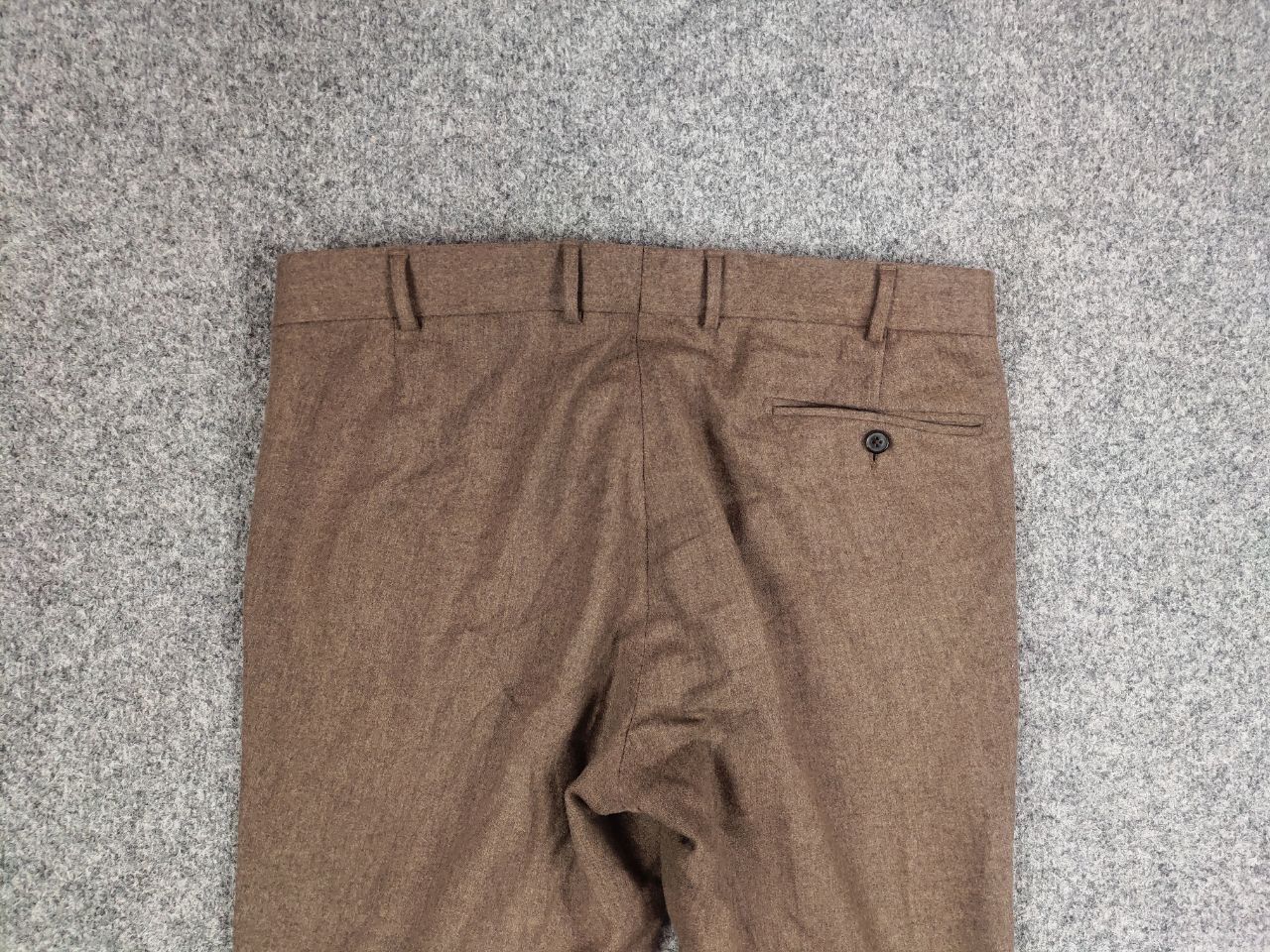 SCABAL Scabal schurwolle Design Classic Brown Ankle Trouser Pants Size US 36 / EU 52 - 10 Thumbnail