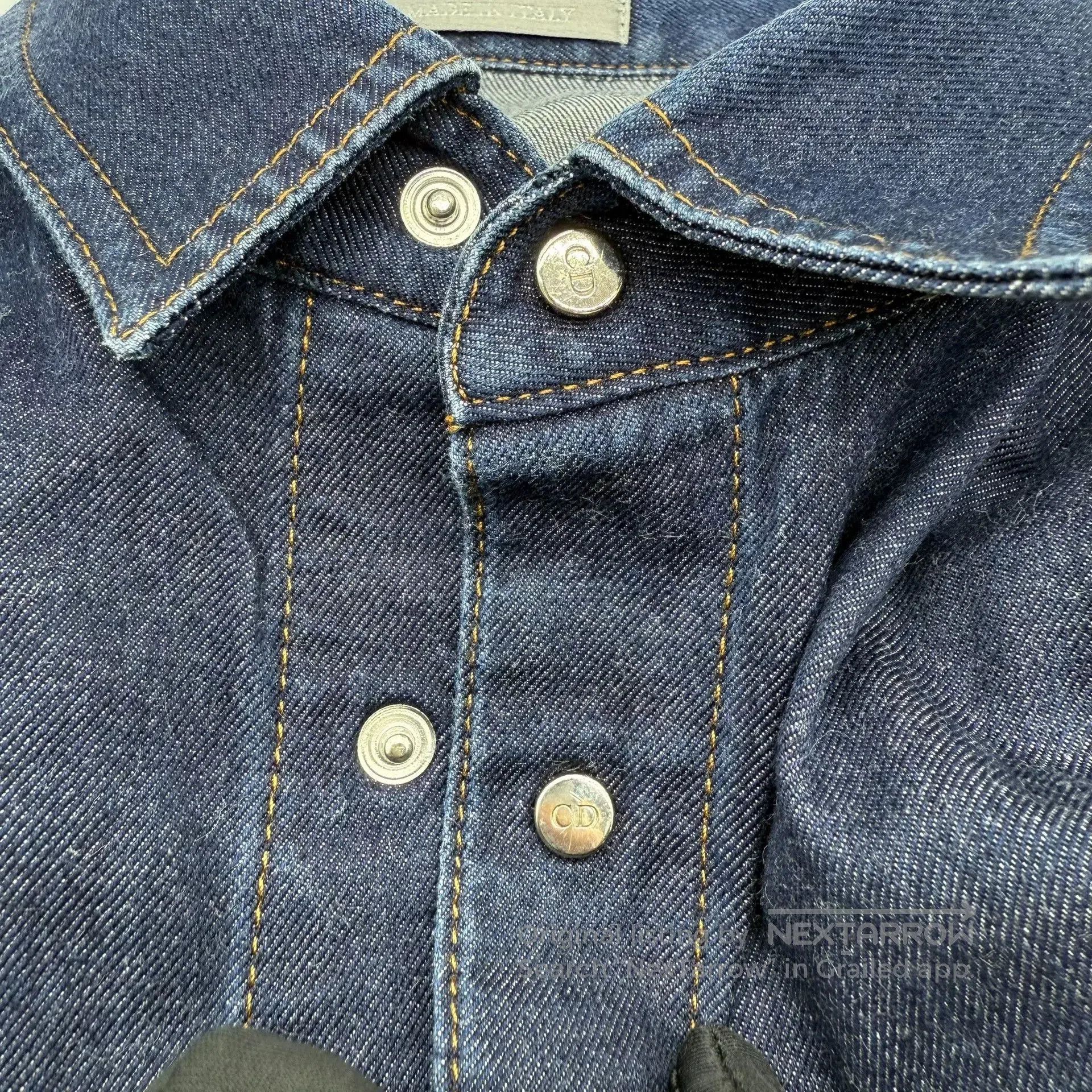 Dior dior logo cotton denim long sleeve shirt. Size US M / EU 48-50 / 2 - 4 Thumbnail
