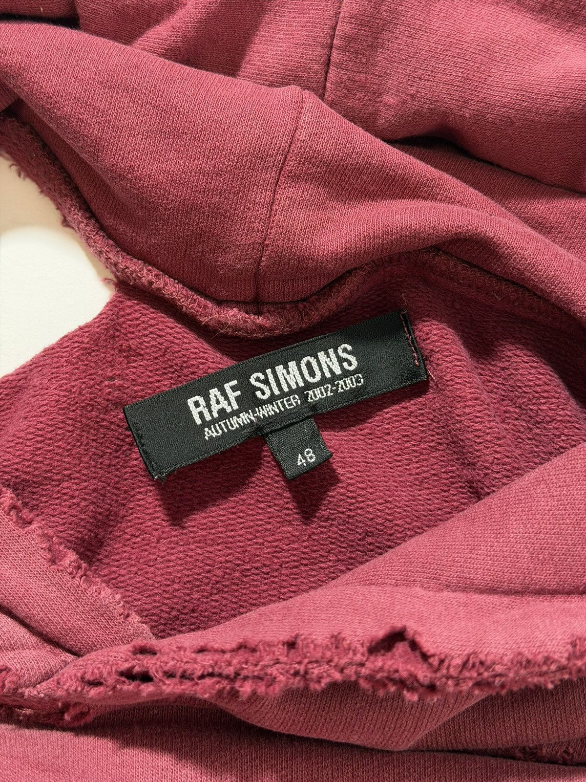 Raf Simons AW02 Raf Simons Red Virginia Creeper Roots Hoodie Size US S / EU 44-46 / 1 - 5 Thumbnail