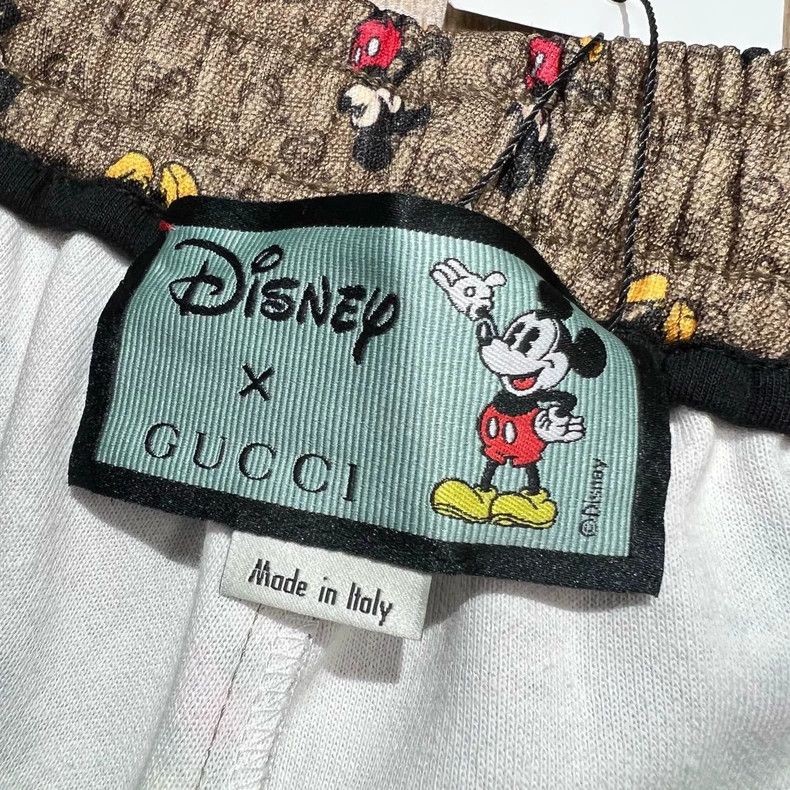 Gucci Gucci Size s Co-branded full print old flower Mickey trous Size US 32 / EU 48 - 6 Thumbnail