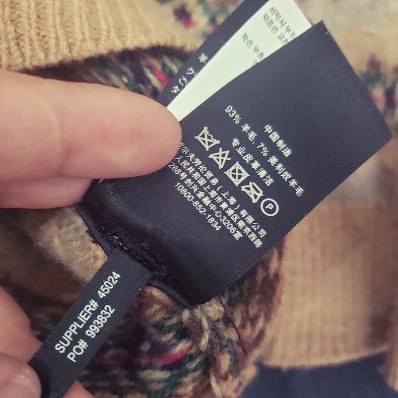 RRL Ralph Lauren RRL Ralph Lauren Old Fel Island V-neck sweater wool pullov Size US M / EU 48-50 / 2 - 4 Thumbnail