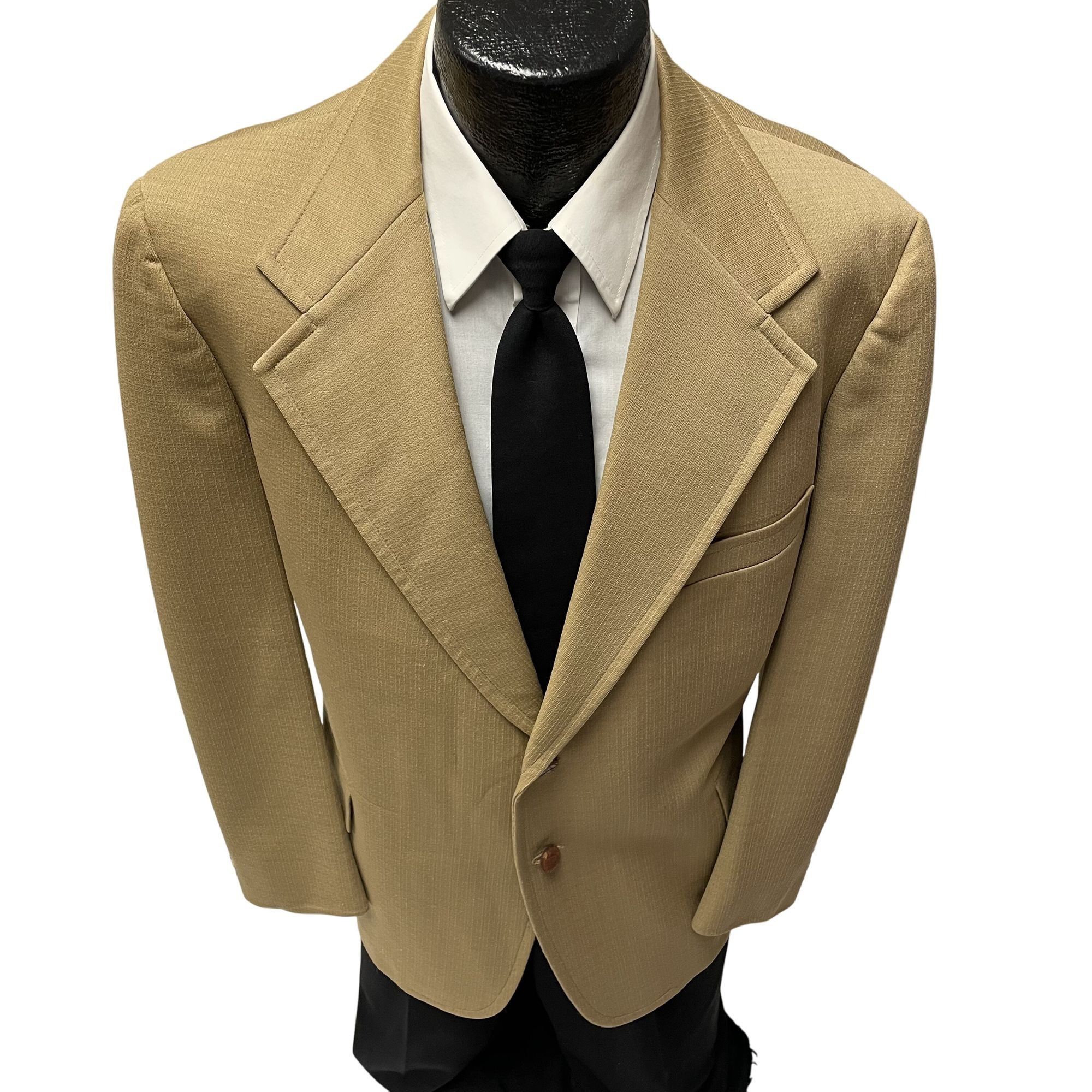 Other Vtg Richman Brothers MOD Beige TEXTURED Sport Coat Size 44R - 1 Thumbnail