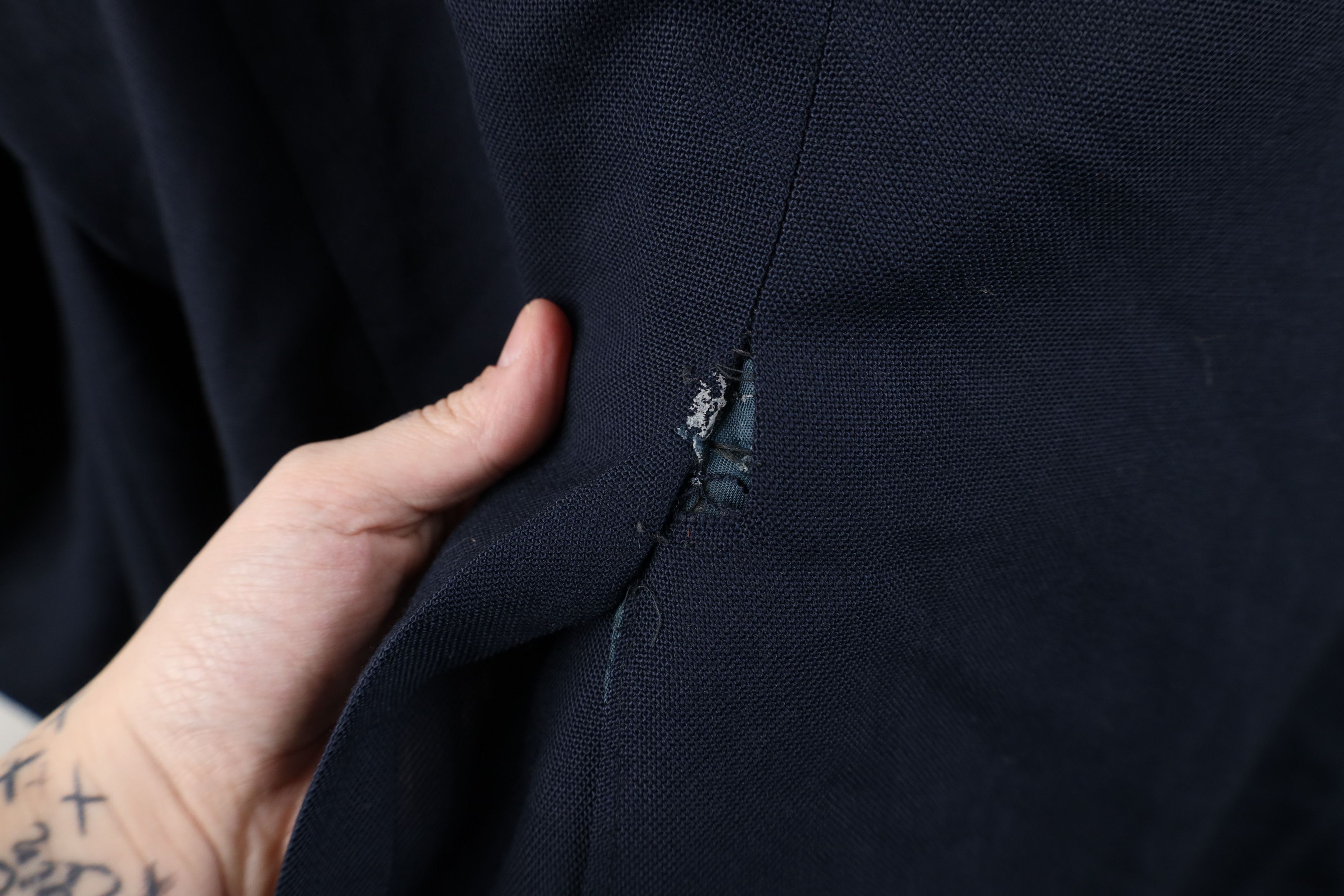 Vintage Vintage 90s Streetwear Suit Coat Blazer Jacket Navy Blue USA Size US XXL / EU 58 / 5 - 12 Thumbnail