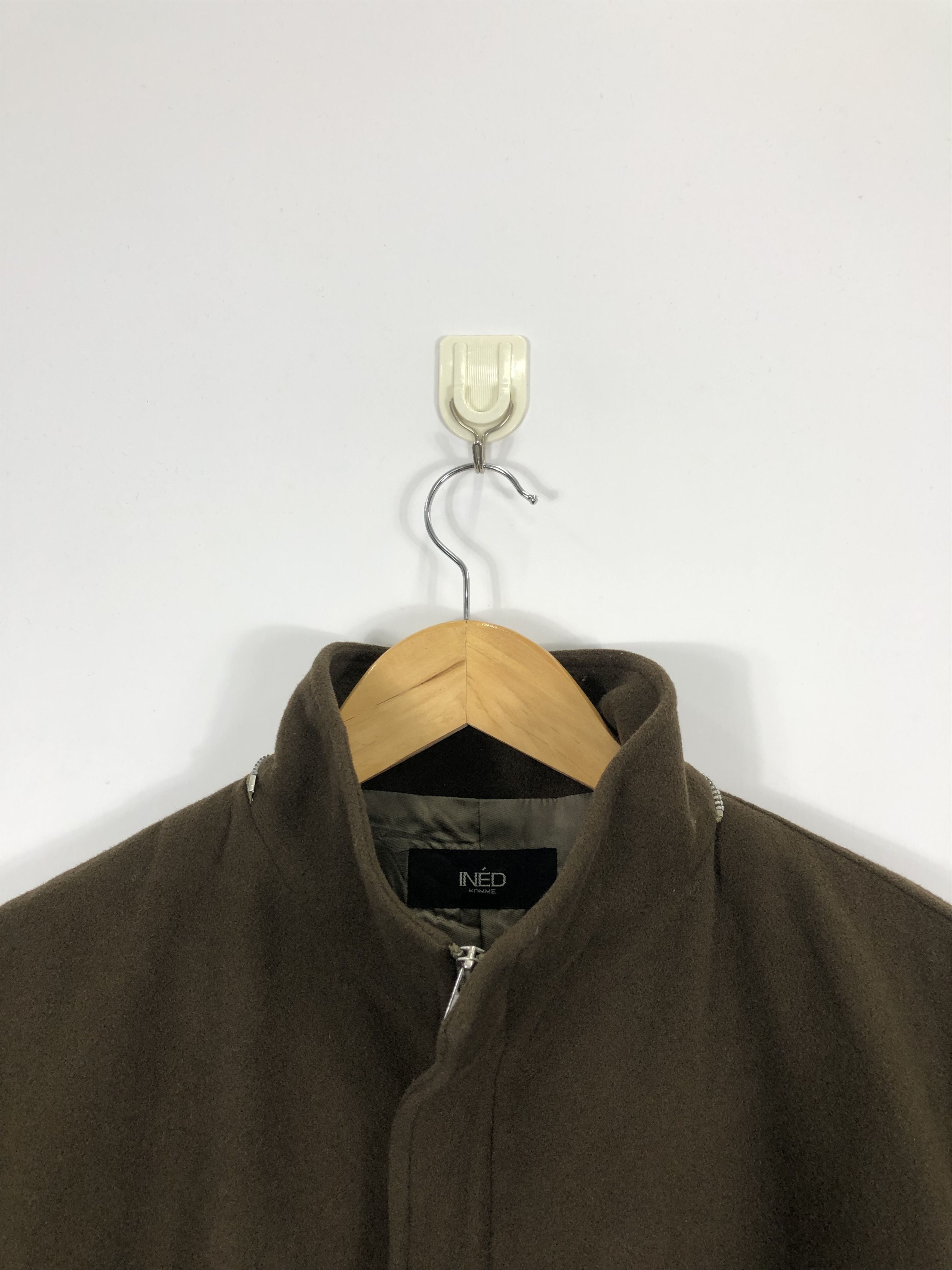 Yohji Yamamoto Vintage Ined Yohji Yamamoto Designer Zipper Up Jacket JA0103 Size US XL / EU 56 / 4 - 6 Thumbnail