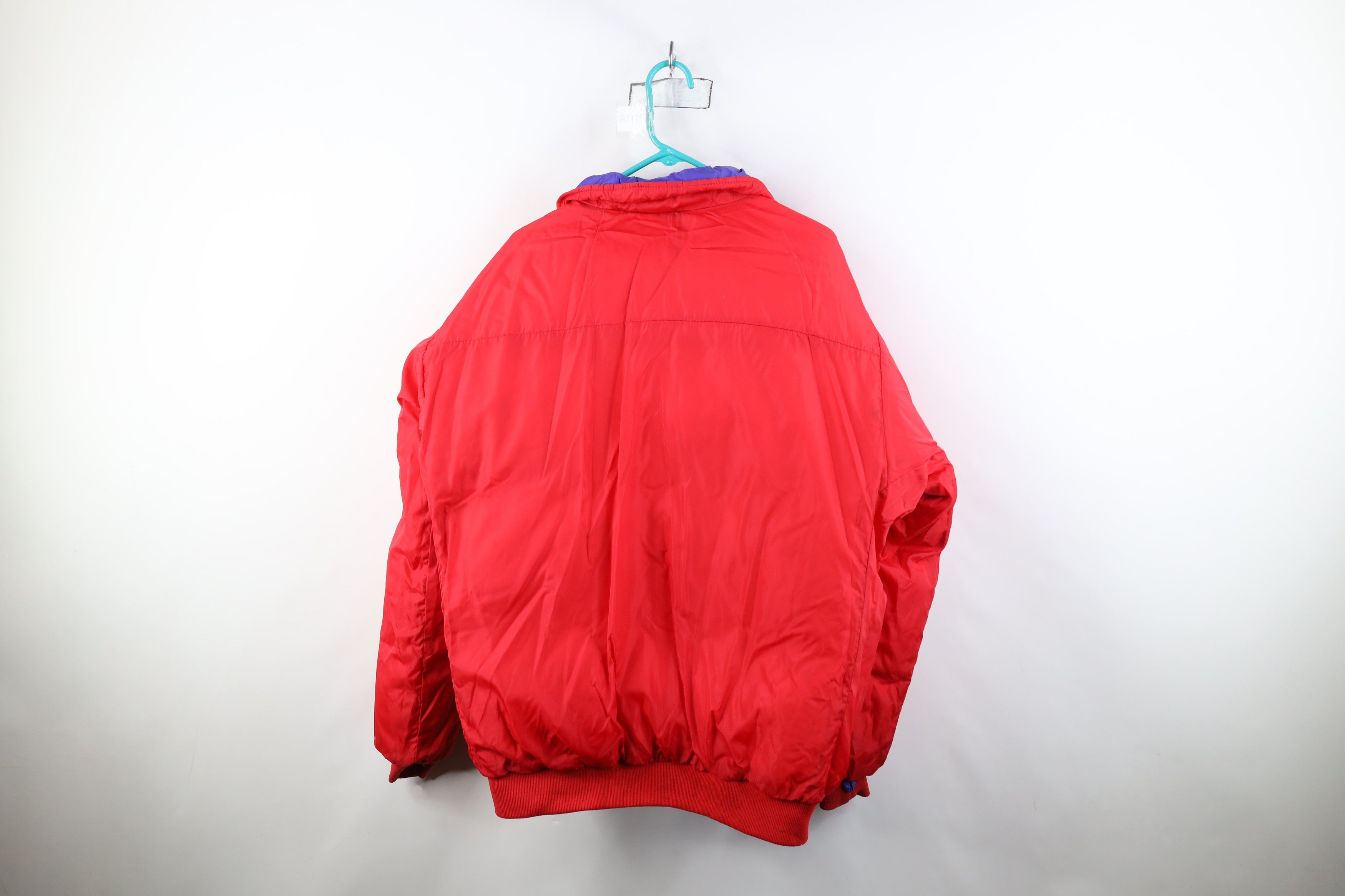 Columbia Vintage 90s Columbia Reversible Puffer Bomber Jacket Coat Size US XXL / EU 58 / 5 - 15 Thumbnail