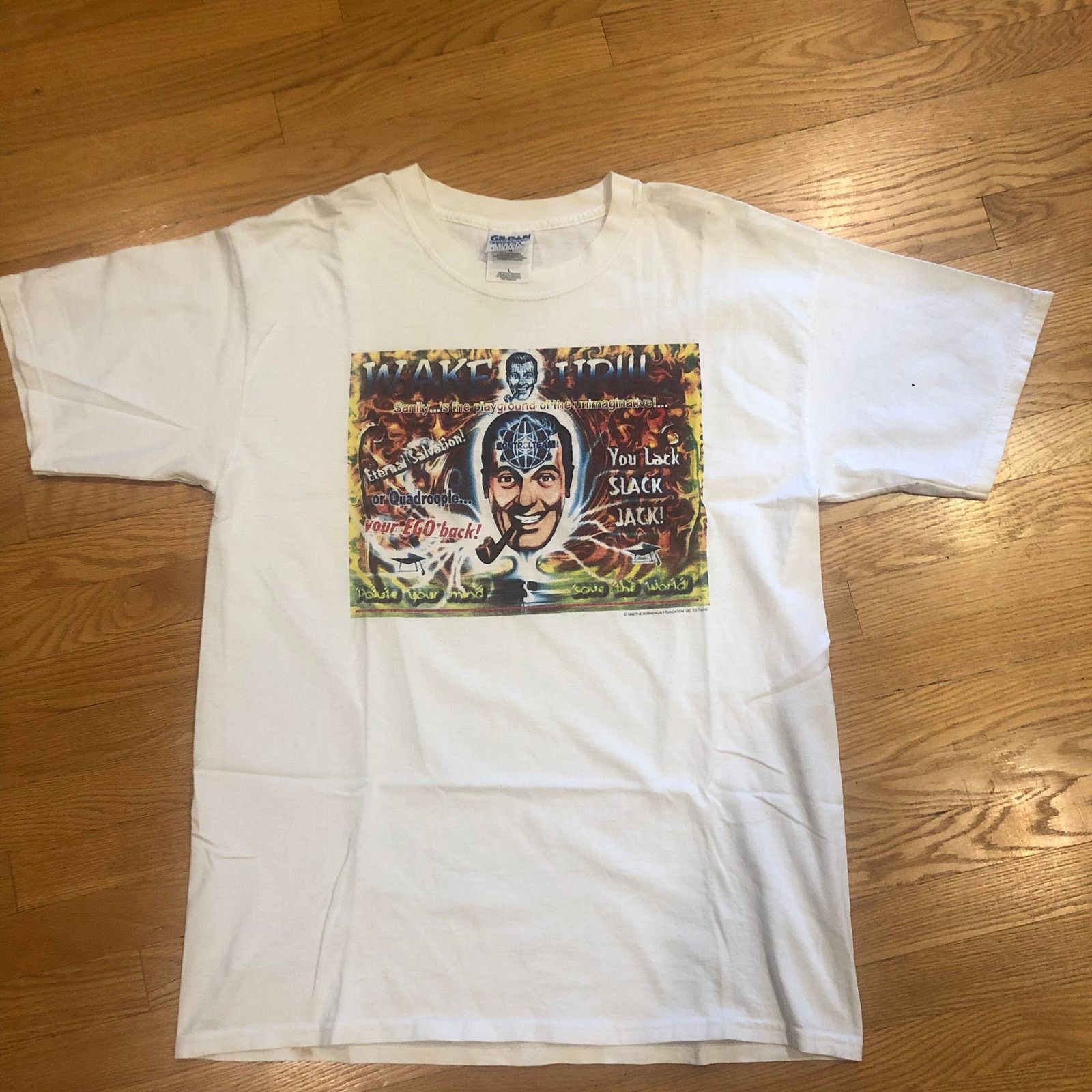 Vintage Vintage 1998 Church of the SubGenius T-Shirt J. R. "Bob" Dob Size US L / EU 52-54 / 3 - 1 Thumbnail