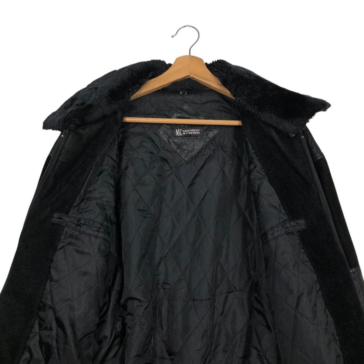 Genuine Leather 🔥VINTAGE BOMBER LEATHER JACKET MONTEREY & CARMEL ISSEYMIYAKE Size US M / EU 48-50 / 2 - 16 Thumbnail