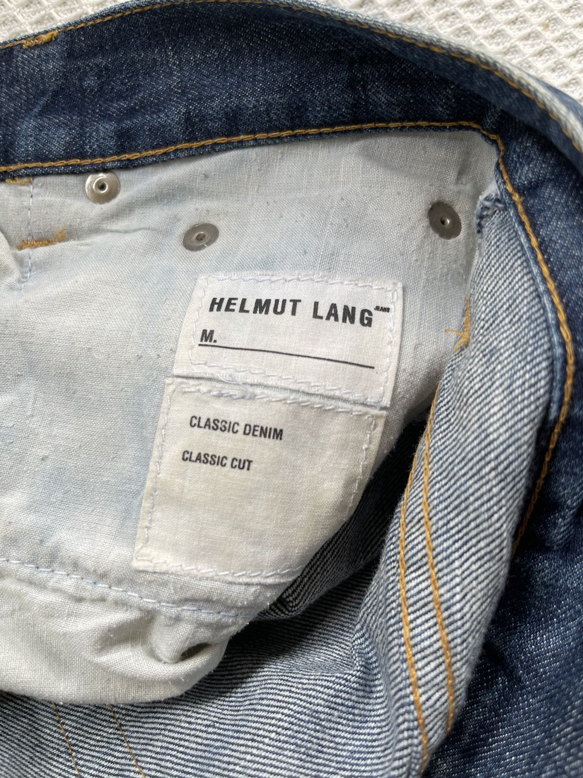 Helmut Lang Rare🔥Helmut Lang🔥Classic Denim/Classic Cut Jeans Size US 31 - 10 Thumbnail