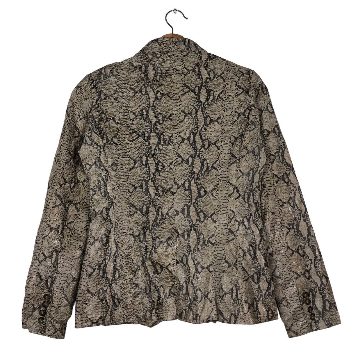 Japanese Brand 🔥Snake Skin Leather Jacket Double Breast Shato Japan Made Size US S / EU 44-46 / 1 - 8 Thumbnail