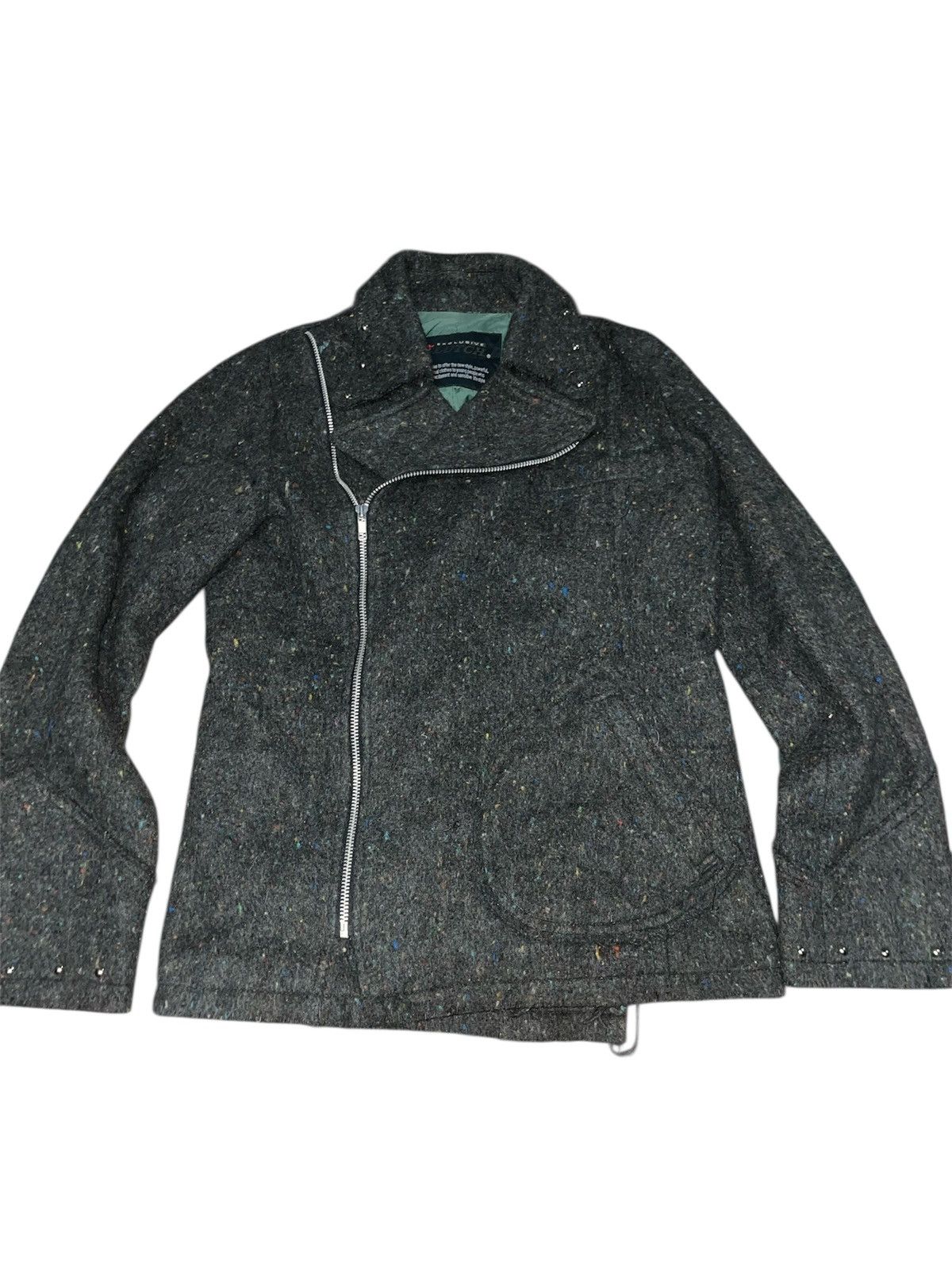 Japanese Brand Exclusive Clutch Double Collar Punk Jacket Japan Size S / US 4 / IT 40 - 1 Thumbnail