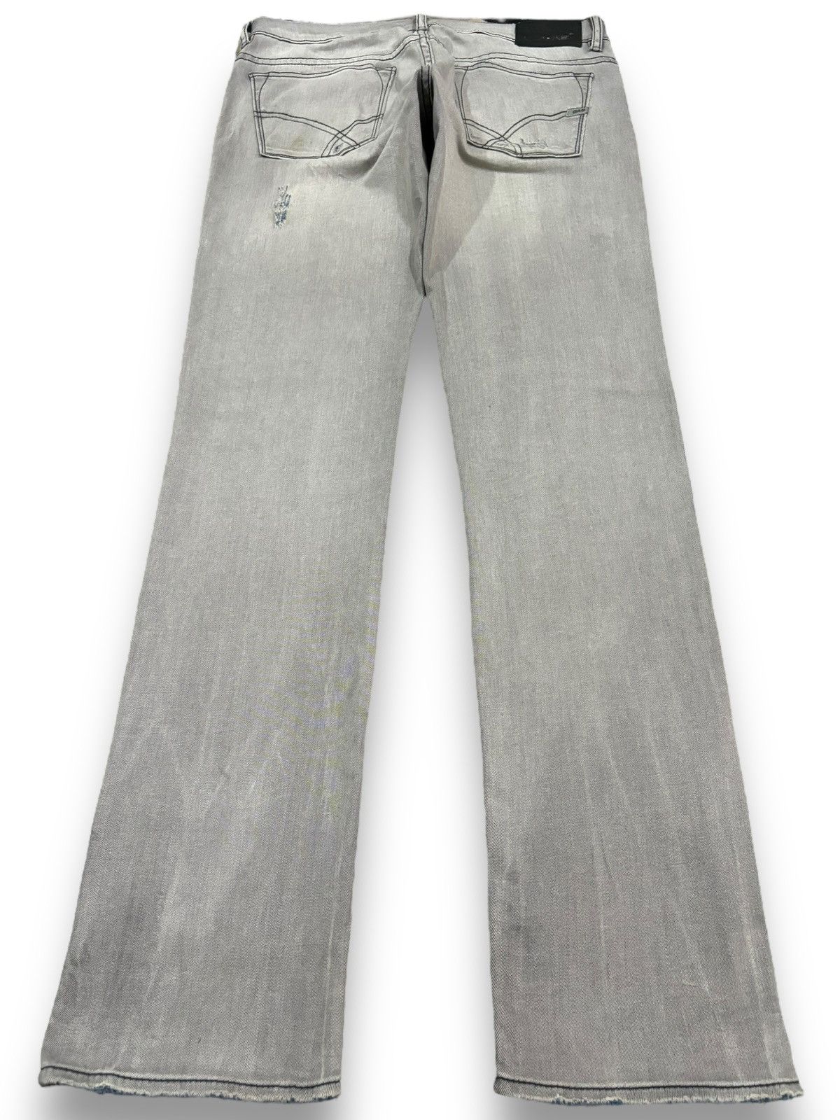 GAS Vintage Gas Anders Faded Patched Distressed Grunge Jeans Size US 33 - 2 Thumbnail
