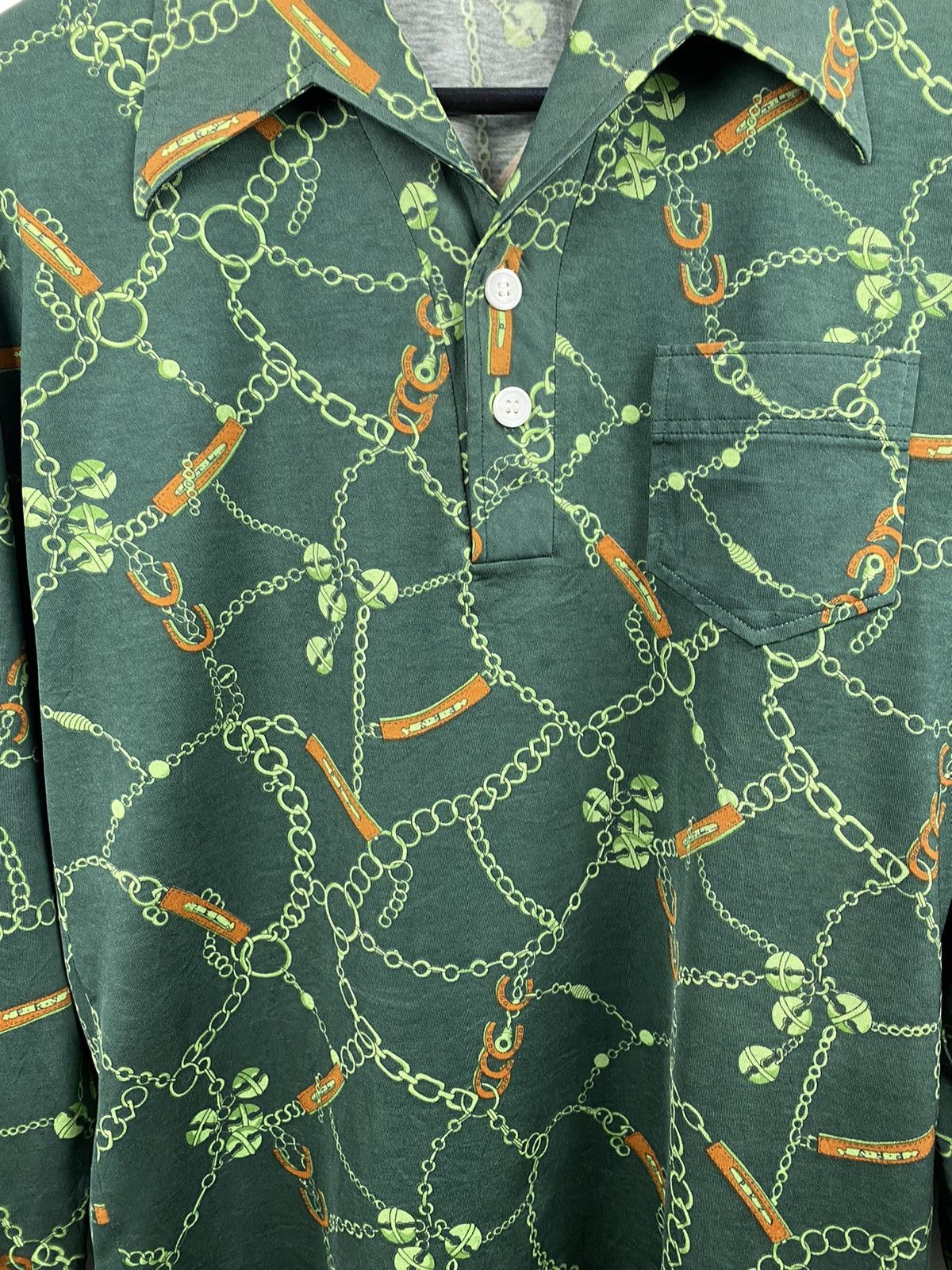 Vintage Vintage Kosugi Japan Chain Print Baroque Inspired Shirt Size US M / EU 48-50 / 2 - 7 Thumbnail