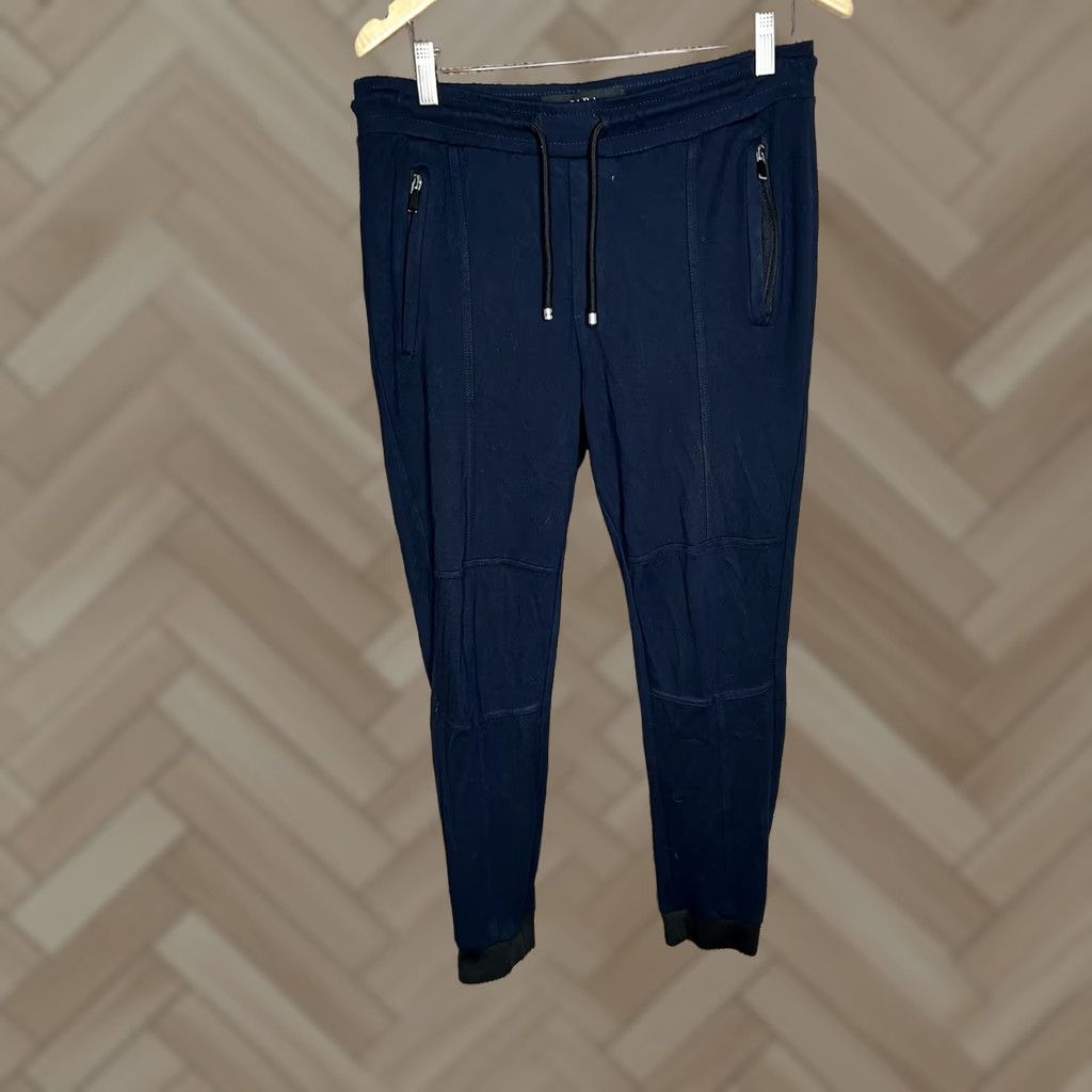 Zara Zara Womens Blue Jogger Sweatpants L Drawstring Activewear Pants Regular Size Blue Jogger Womens Mens Girls Size 36" / US 14 / IT 50 - 1 Thumbnail