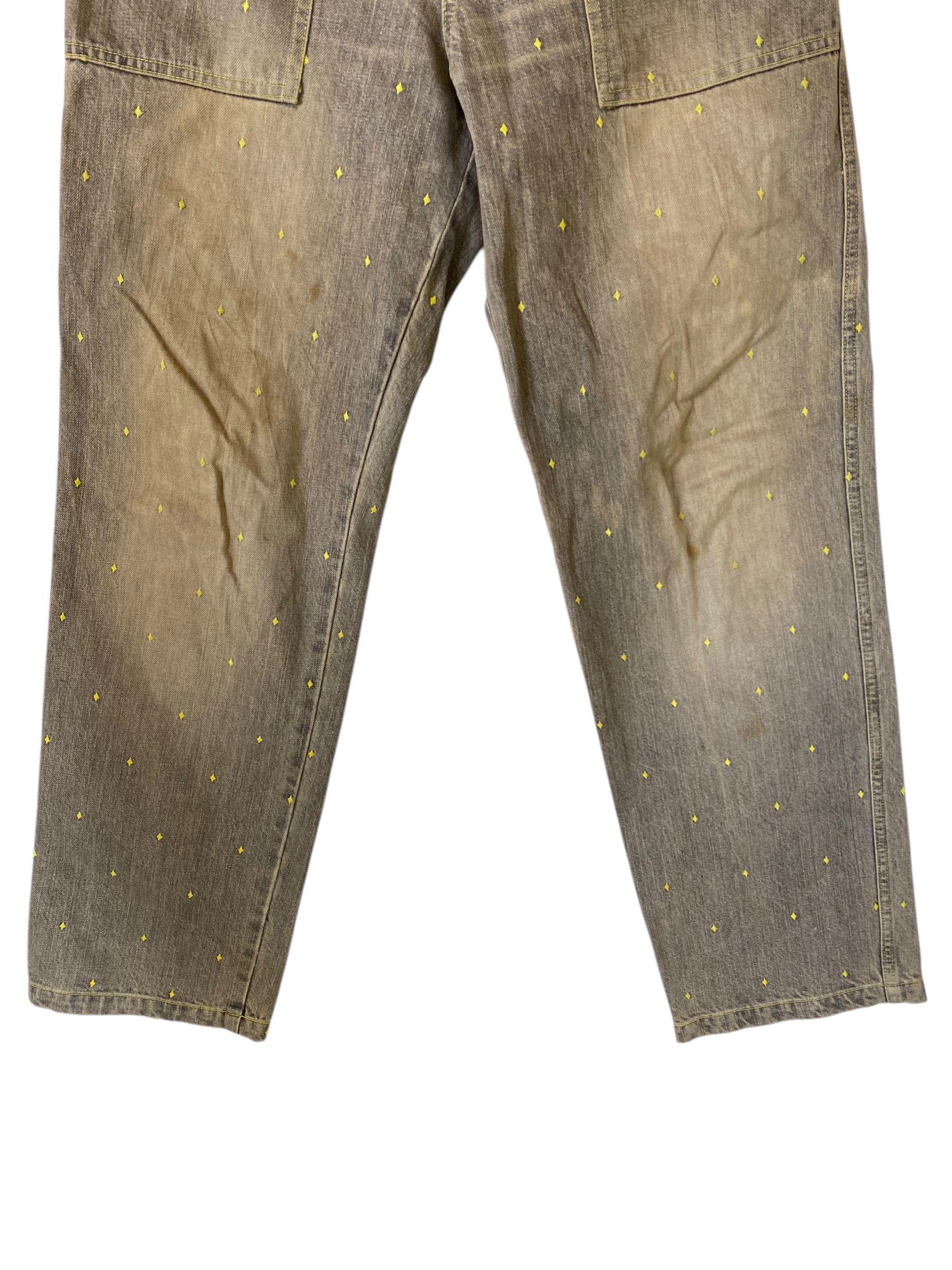 Designer × Jun Takahashi × Undercover SS02 Undercover Illusion of Haze embroidered denim pant Size US 31 - 4 Thumbnail