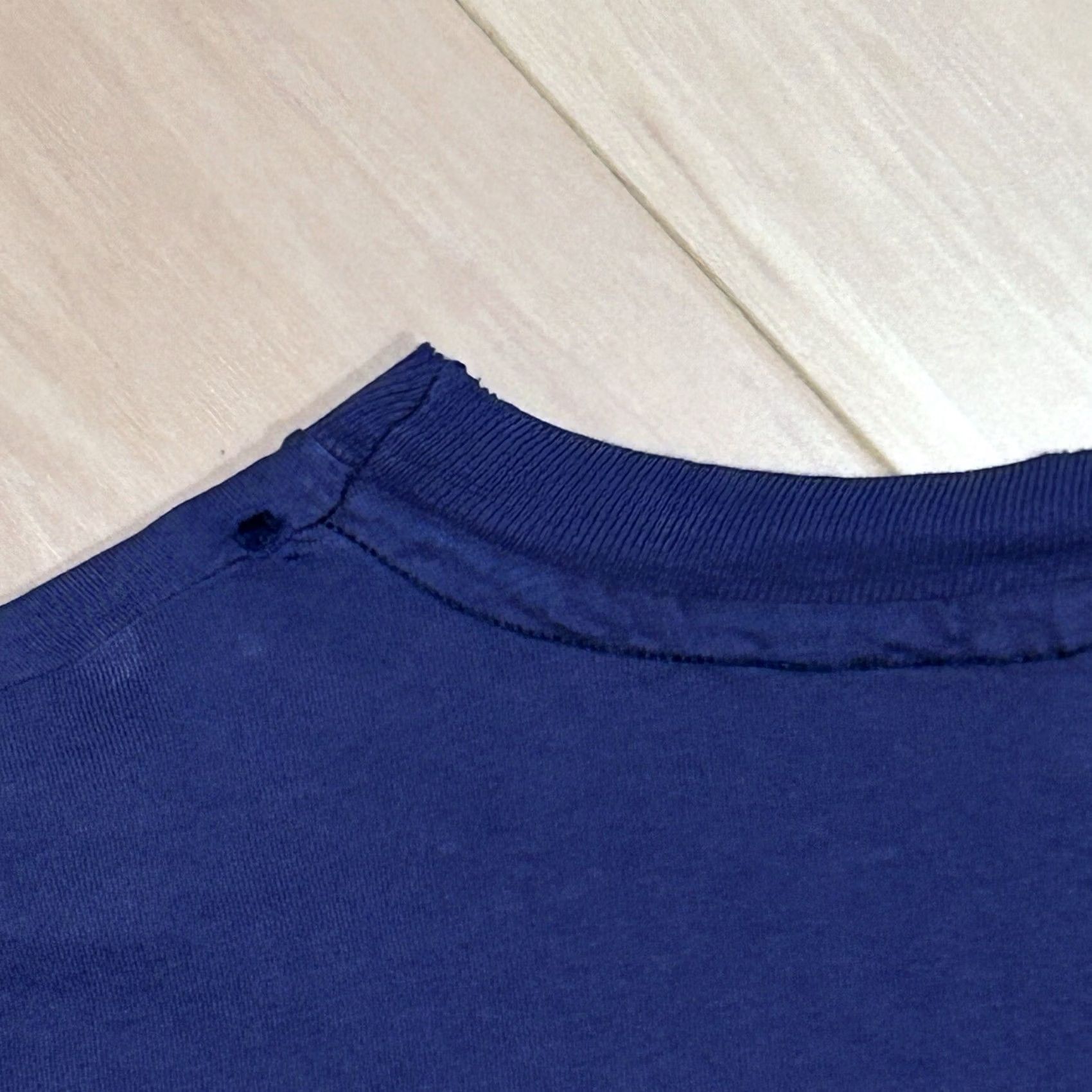Hanes VINTAGE Hawaii Islands T-Shirt Blue XL USA Made Short Sleeve Tee Size US XL / EU 56 / 4 - 4 Thumbnail