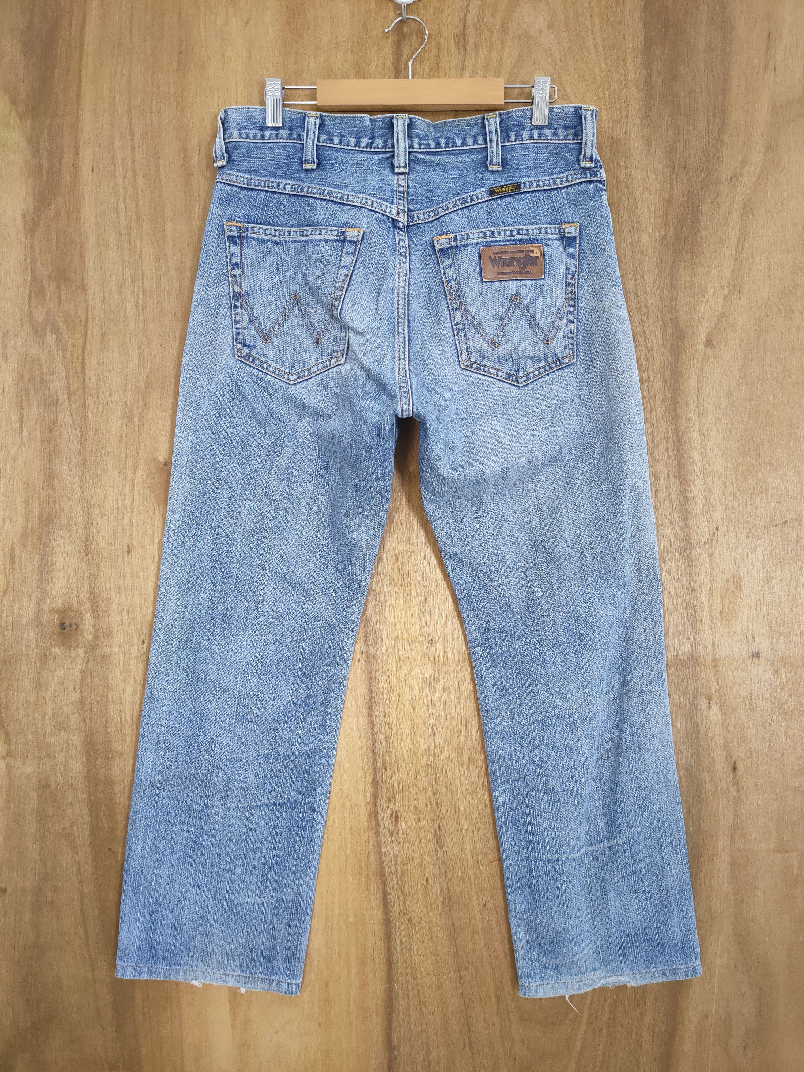 Jean VINTAGE JAPANESE BLUE DISTRESSED JEANS PANTS Size US 32 / EU 48 - 2 Thumbnail