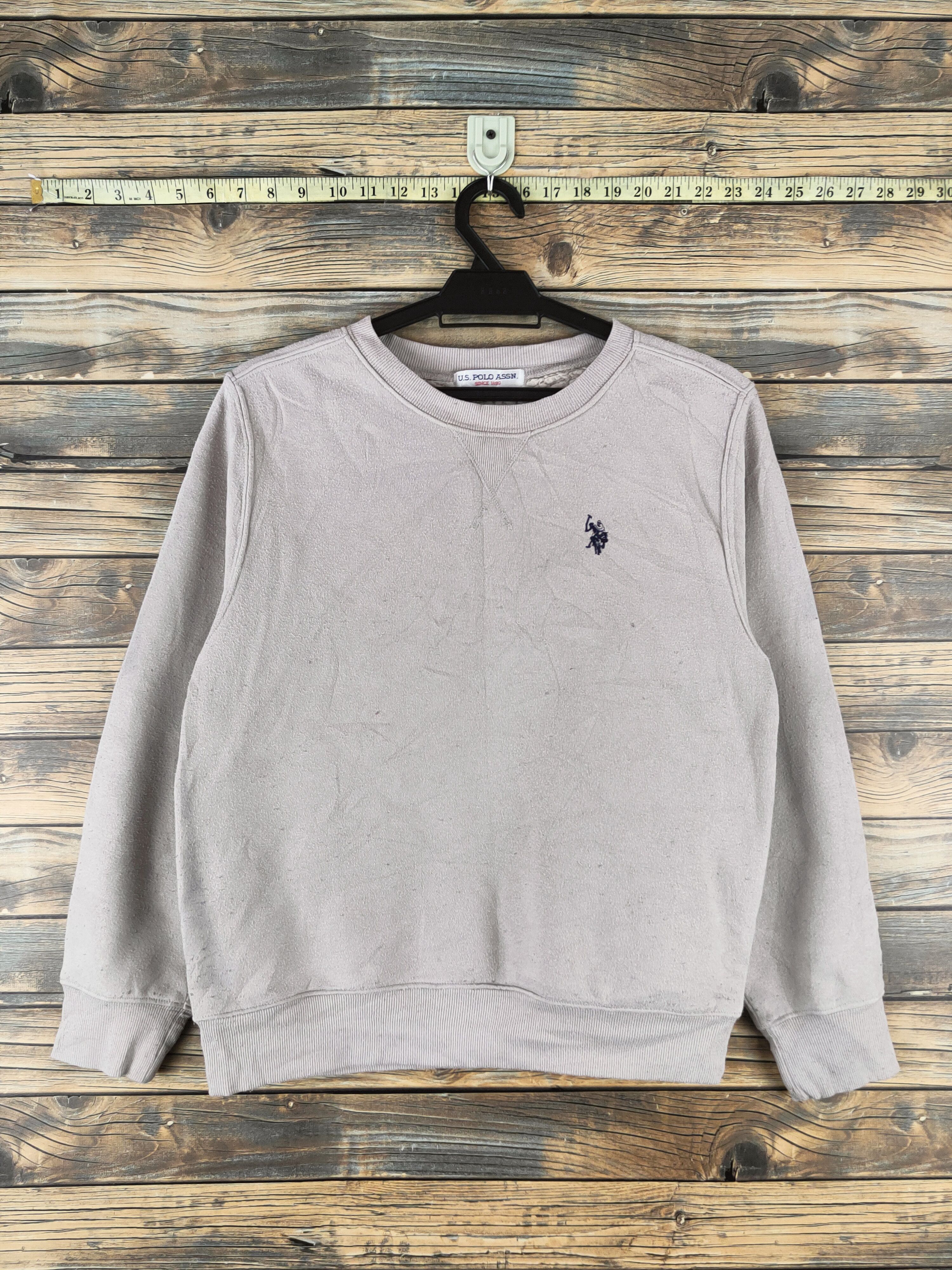 U.S. Polo Assn. Vintage Stuff 🔥 U.S Polo Assn. Cream Sweatshirts Size US M / EU 48-50 / 2 - 1 Thumbnail