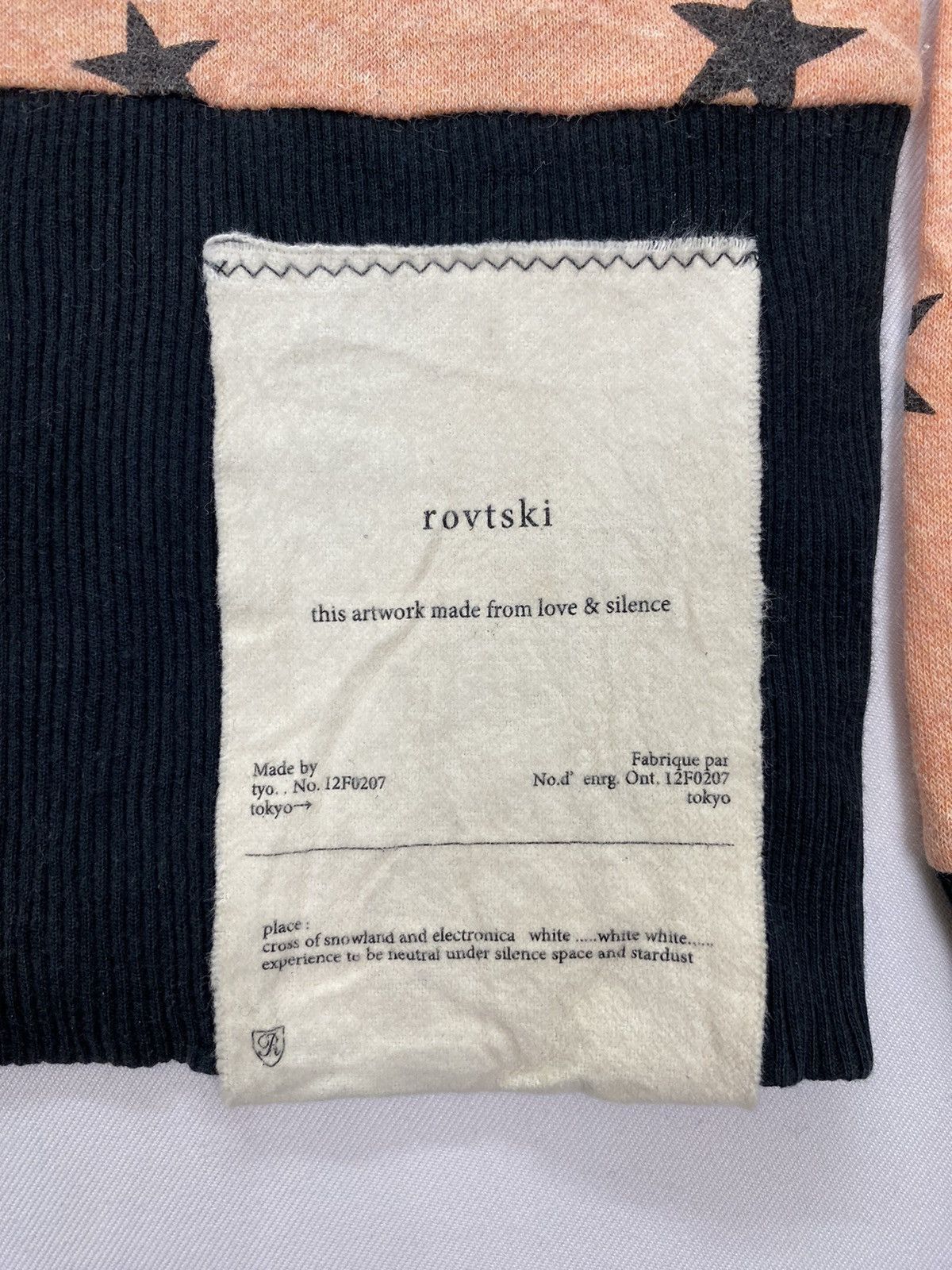 Japanese Brand Rovtski Allover Print Asymmetric Hoodie Size US XS / EU 42 / 0 - 10 Thumbnail