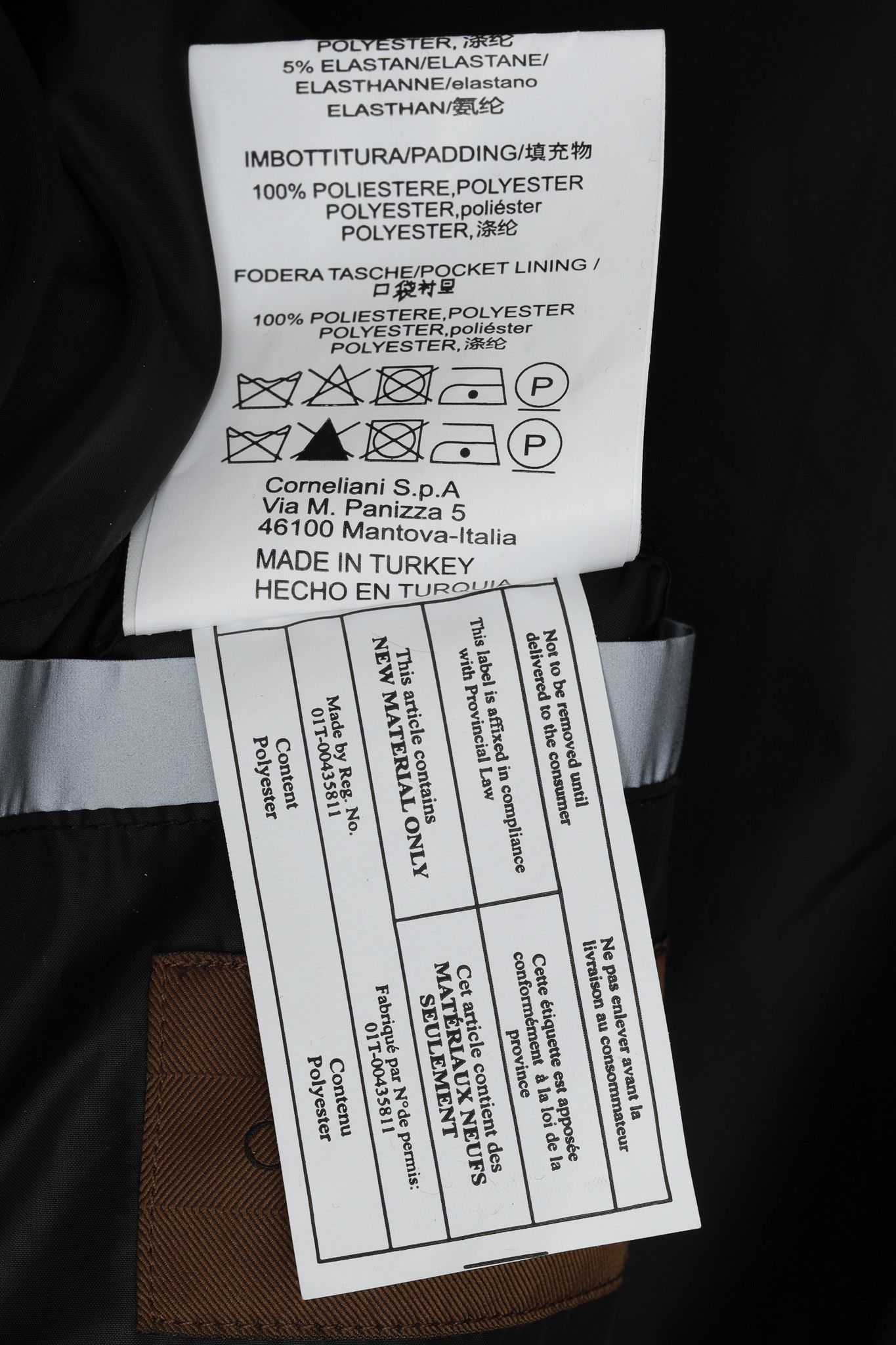 Corneliani Corneliani Black Combi Zip Sporty Bomber Jacket Size US XL / EU 56 / 4 - 13 Thumbnail